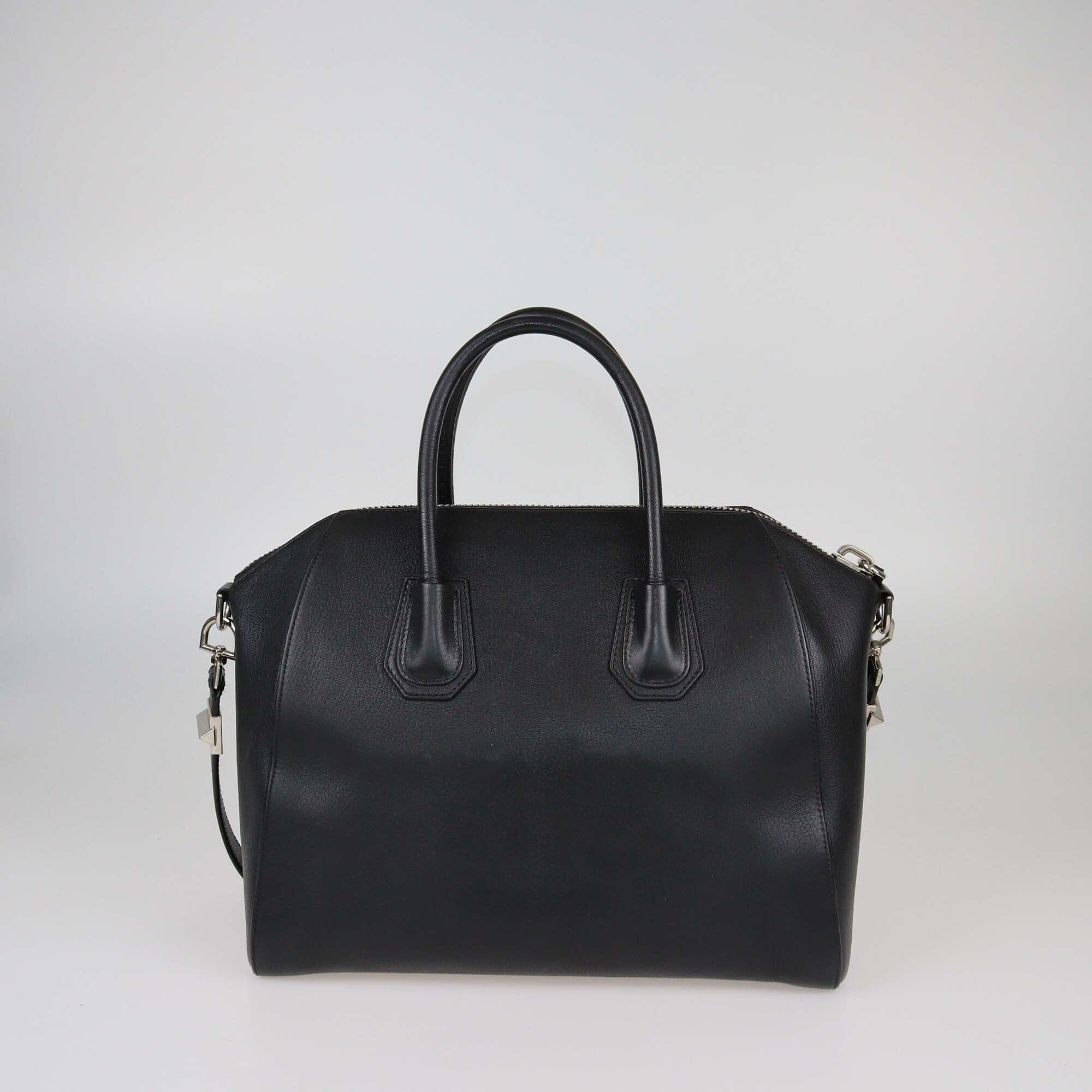 Givenchy Black Medium Antigona Satchel Womens Givenchy