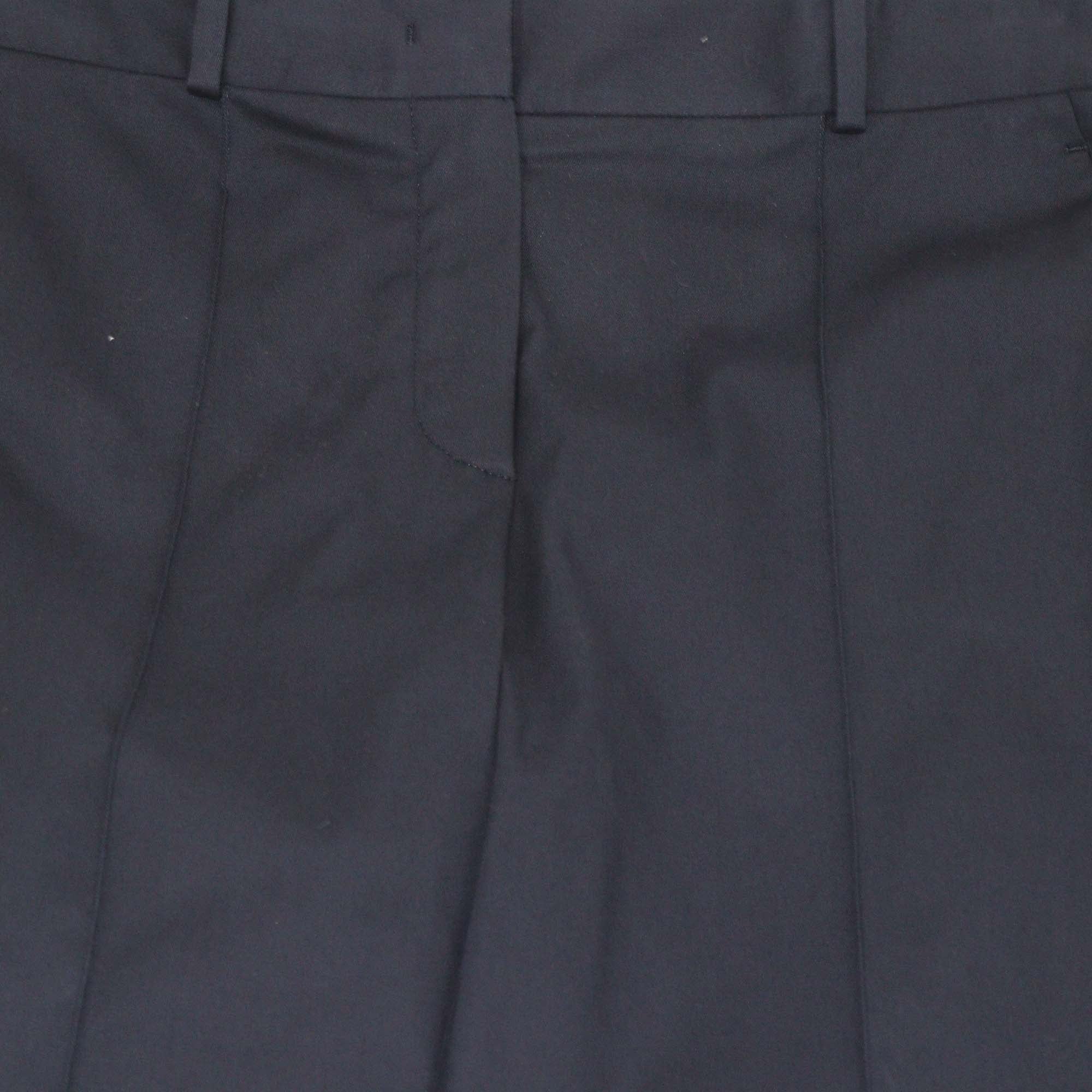 Loro Piana Navy Blue Cotton Pants