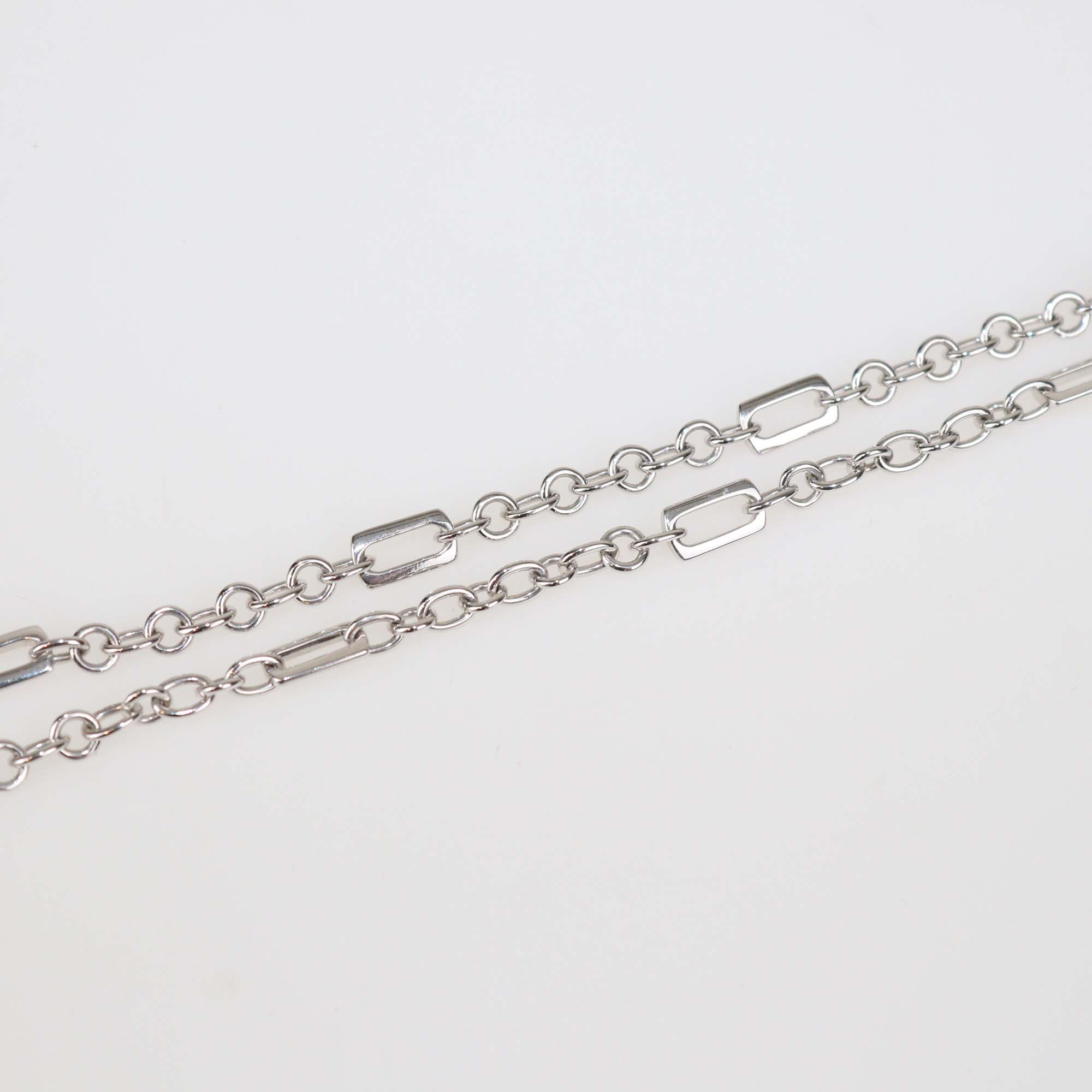 Bvlgari Parentsi Diamond 18k White Gold Necklace