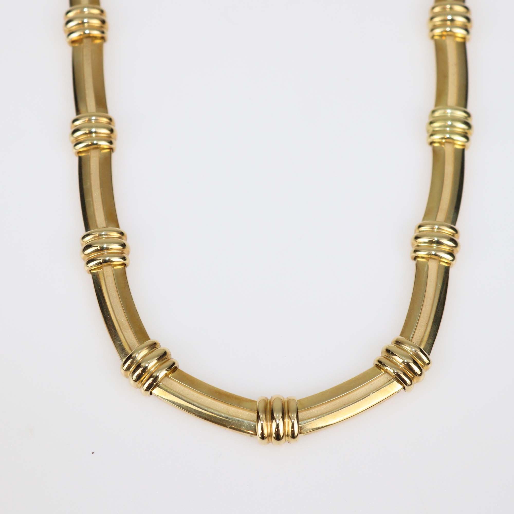 Tiffany & Co. Atlas 18k Yellow Gold Choker Necklace