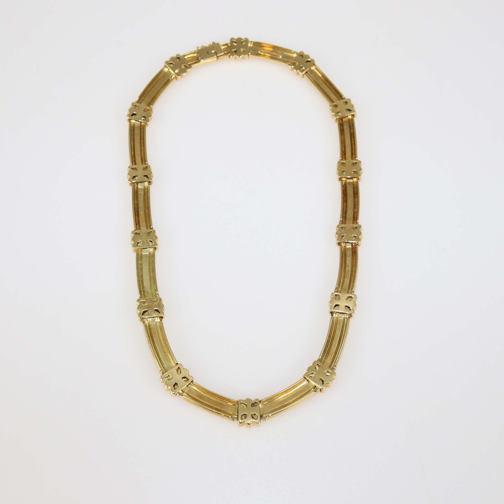 Tiffany & Co. Atlas 18k Yellow Gold Choker Necklace