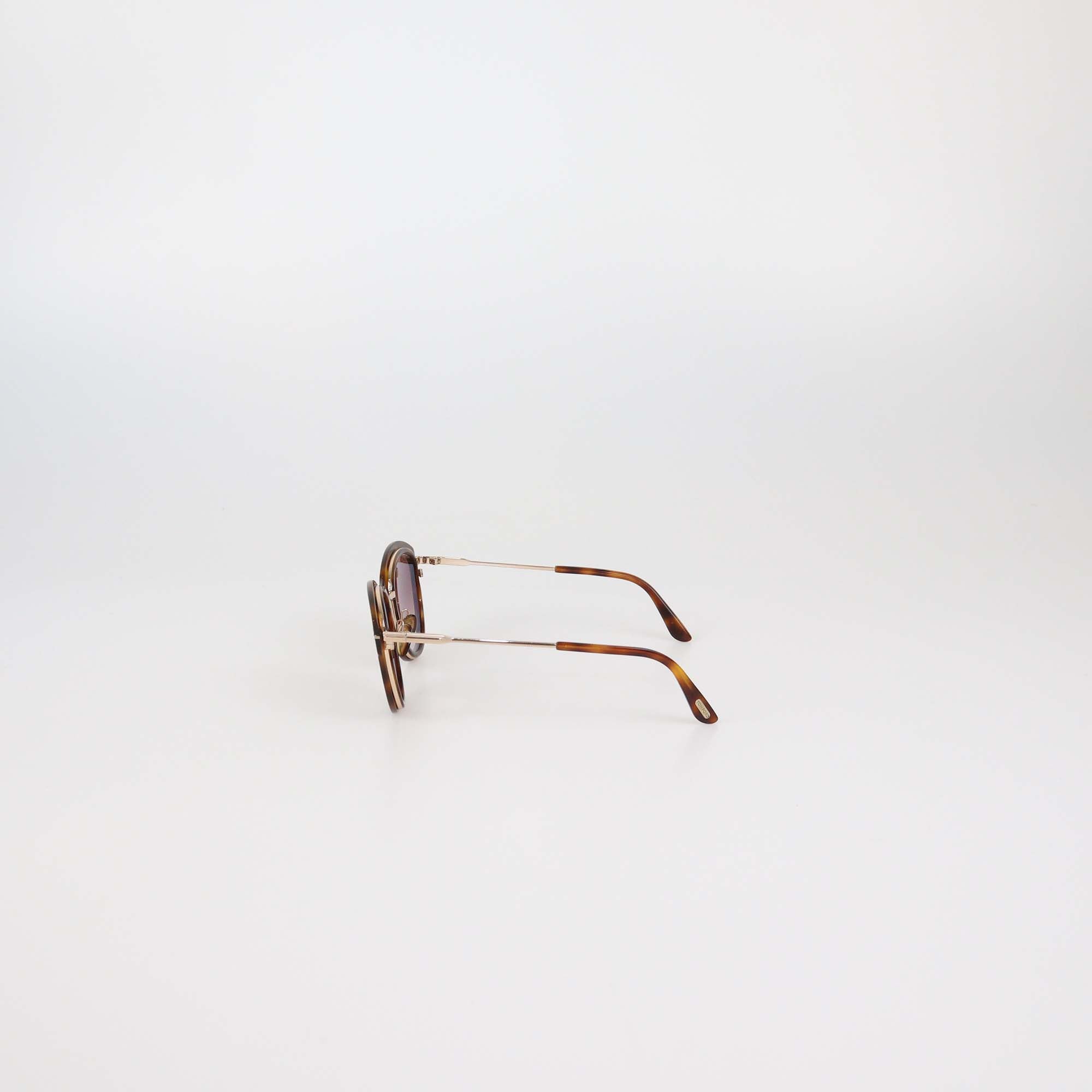 Tom Ford Brown Tortoise Gradient Mia-02 Sunglasses