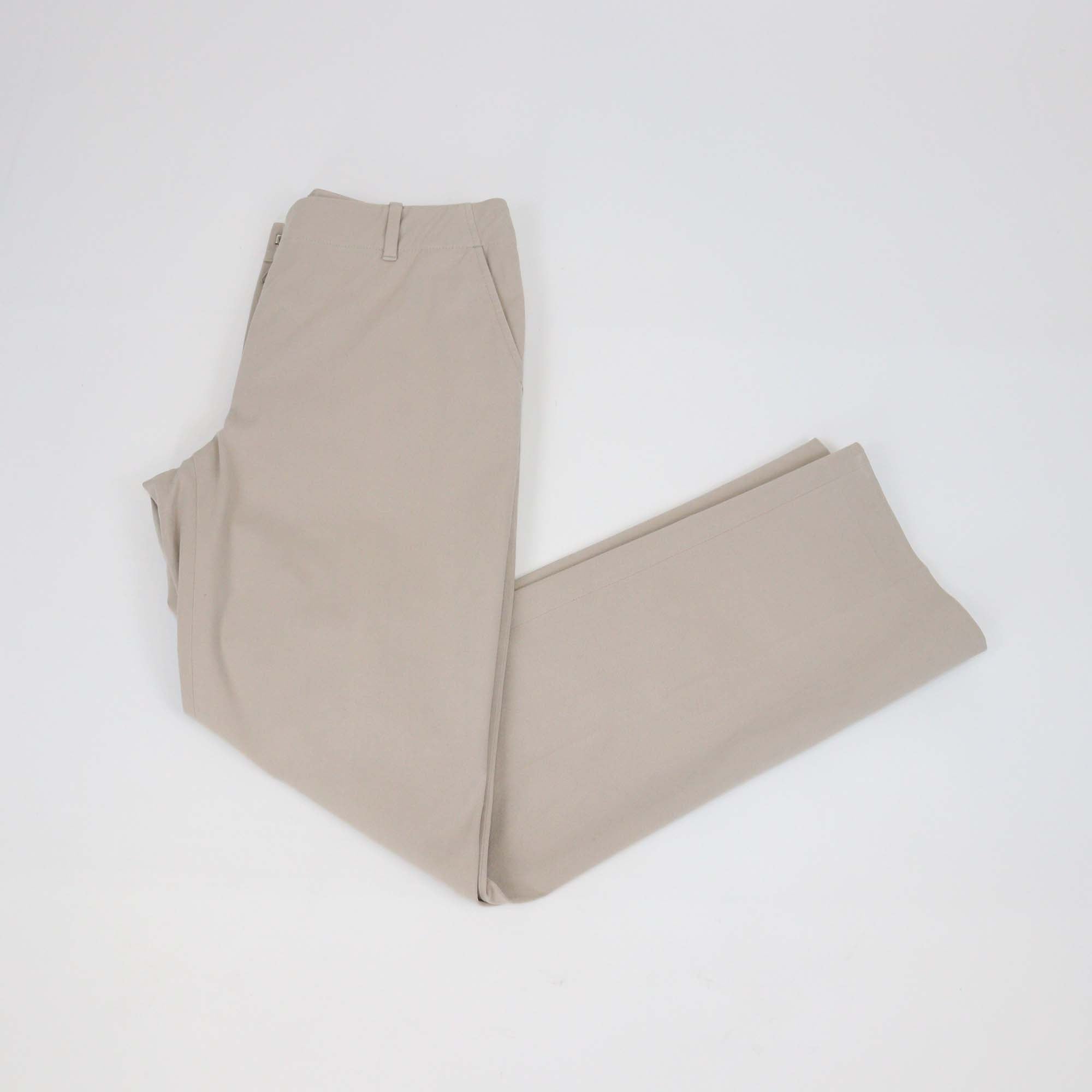 Loro Piana Beige Cotton Straight Leg Pants