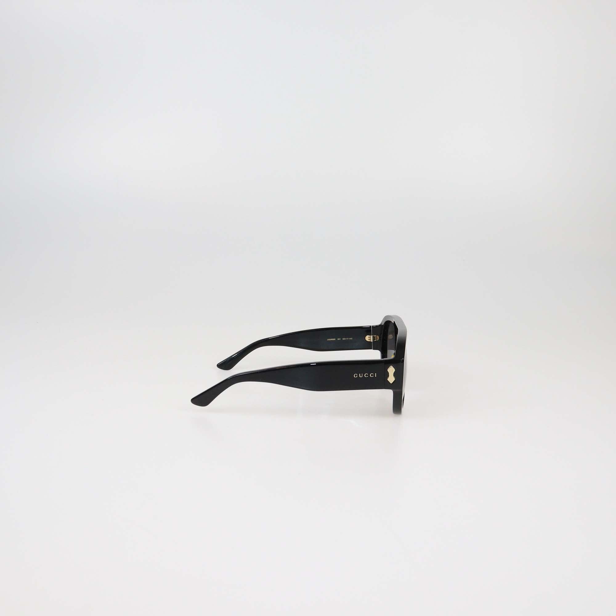 Gucci Black Aviator Sunglasses Womens Gucci