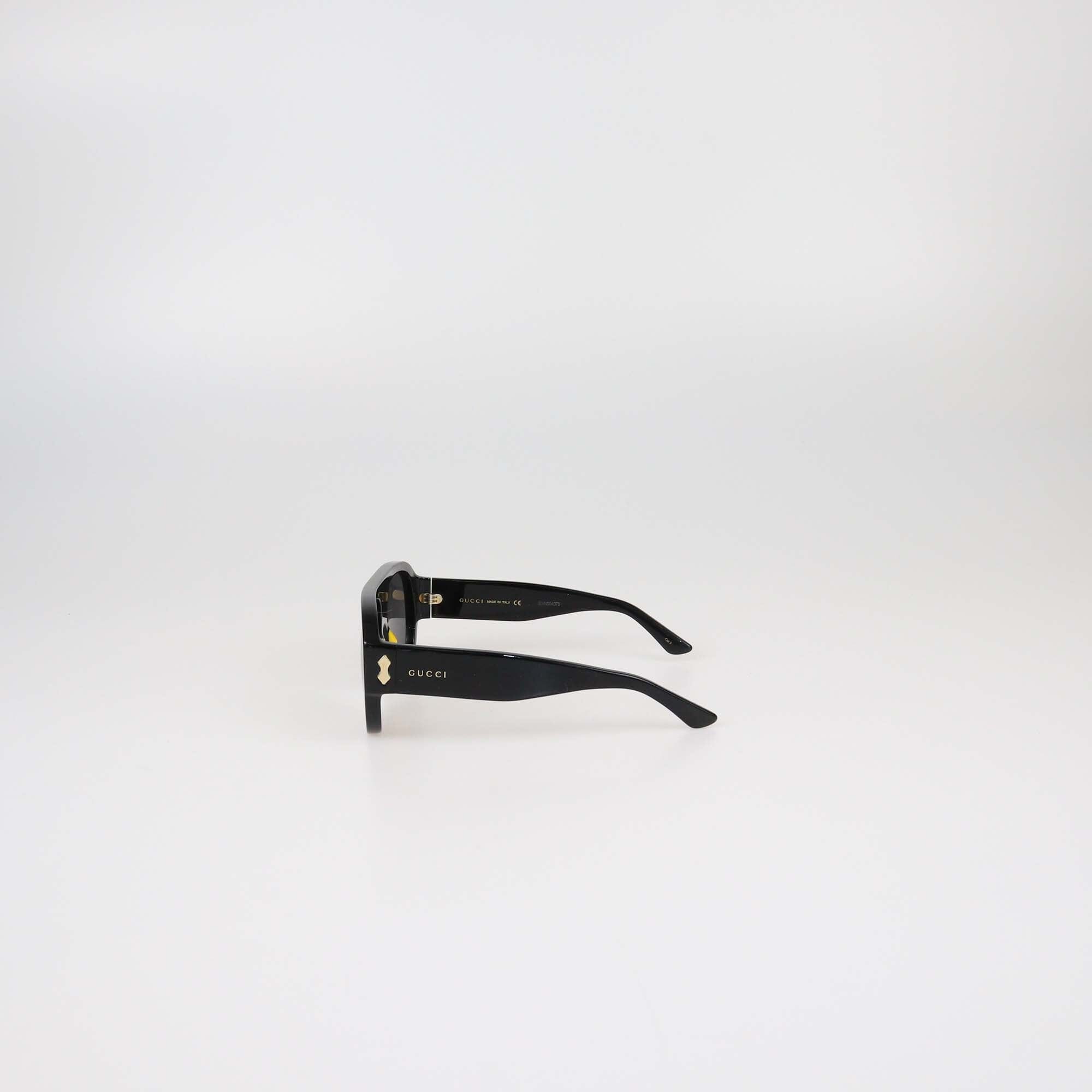 Gucci Black Aviator Sunglasses Womens Gucci