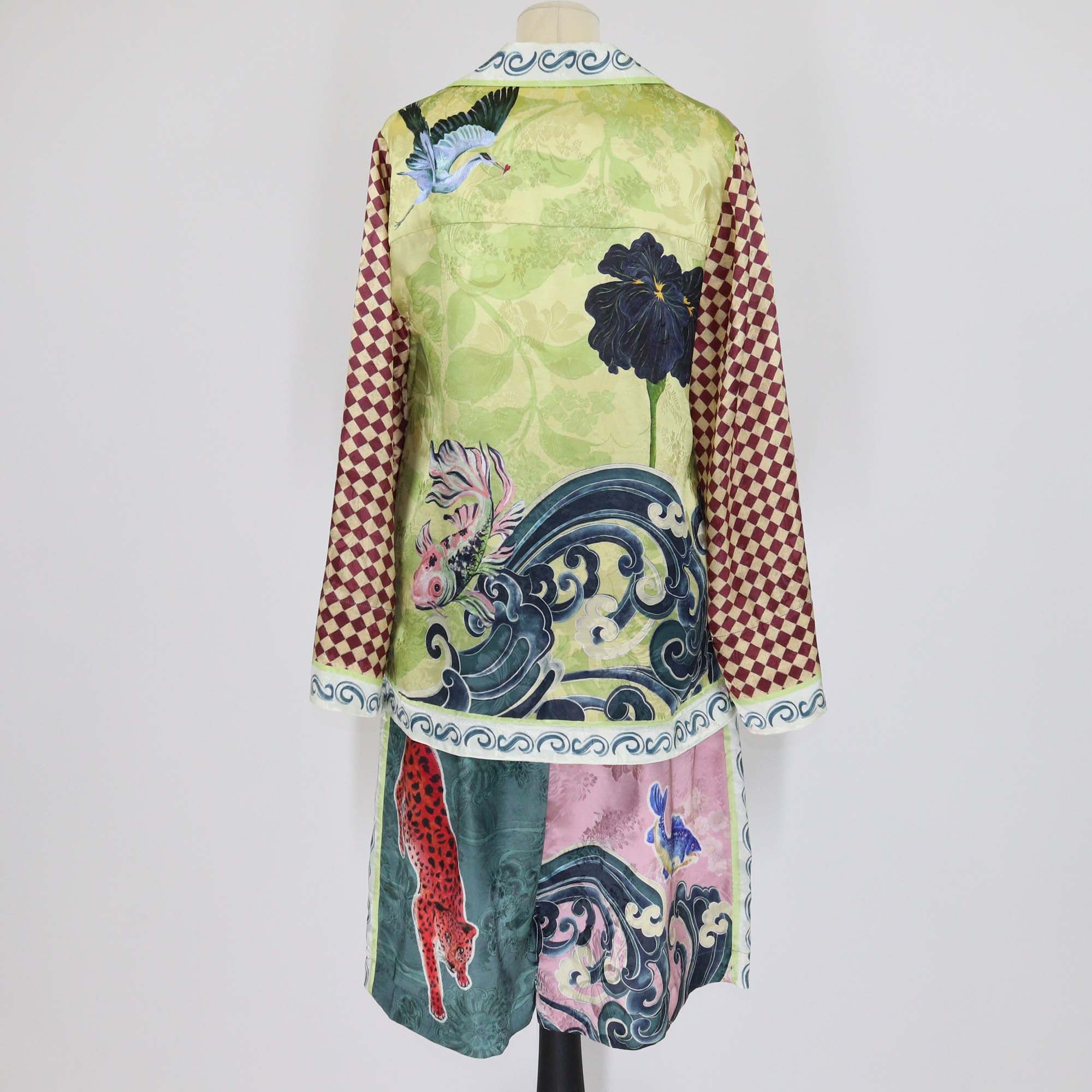 Alemais Multicolor Viscose Blend Animal Print Rochester Set