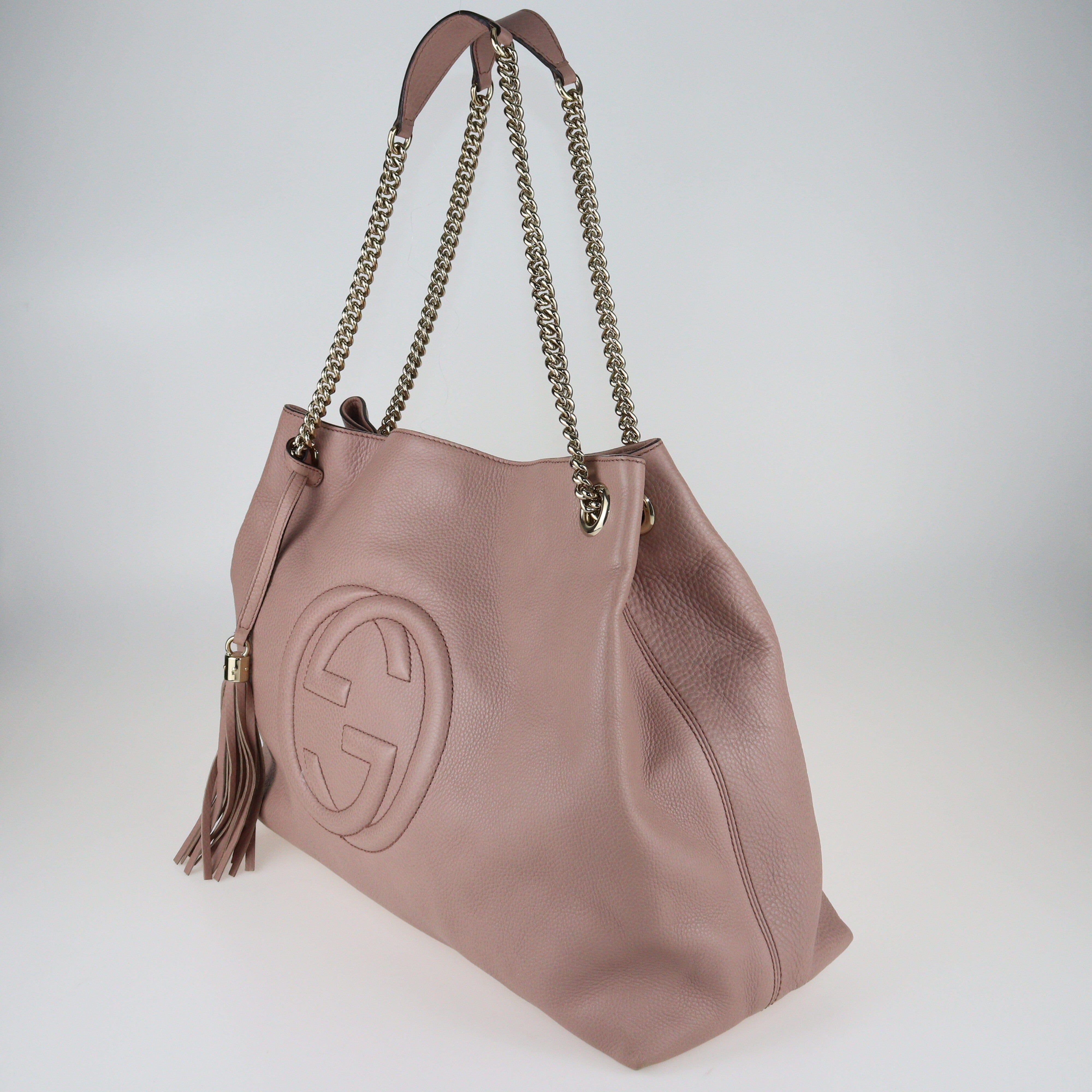 Old Rose Large Soho Tote Bag Bags Gucci 