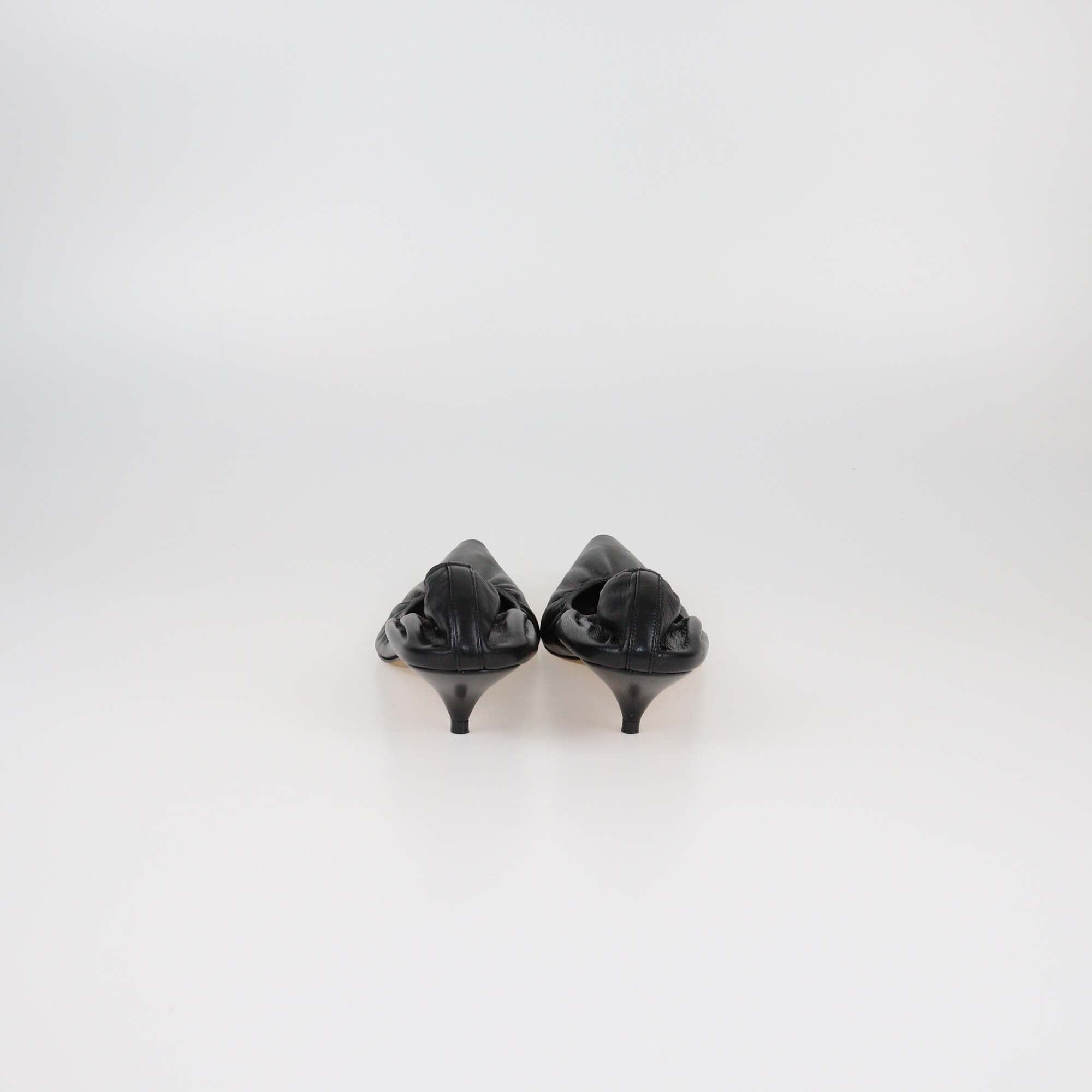 The Row Black Liisa Kitten Pumps Womens The Row