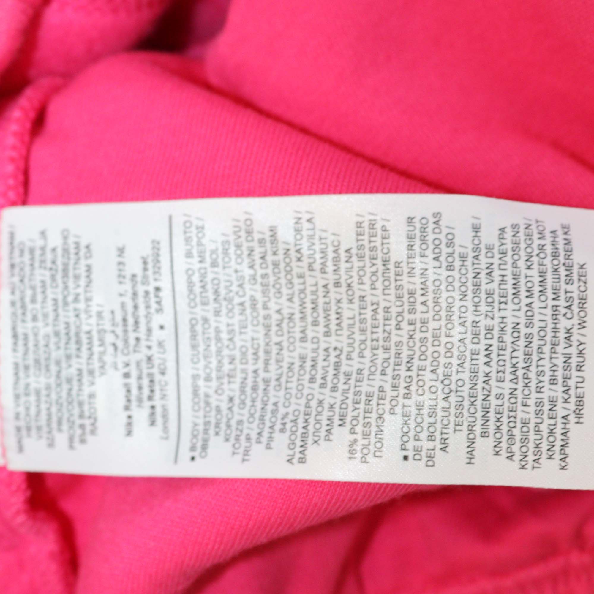 Nike x Jacquemus Pink Cotton Cut Out Swoosh Sweat Pants