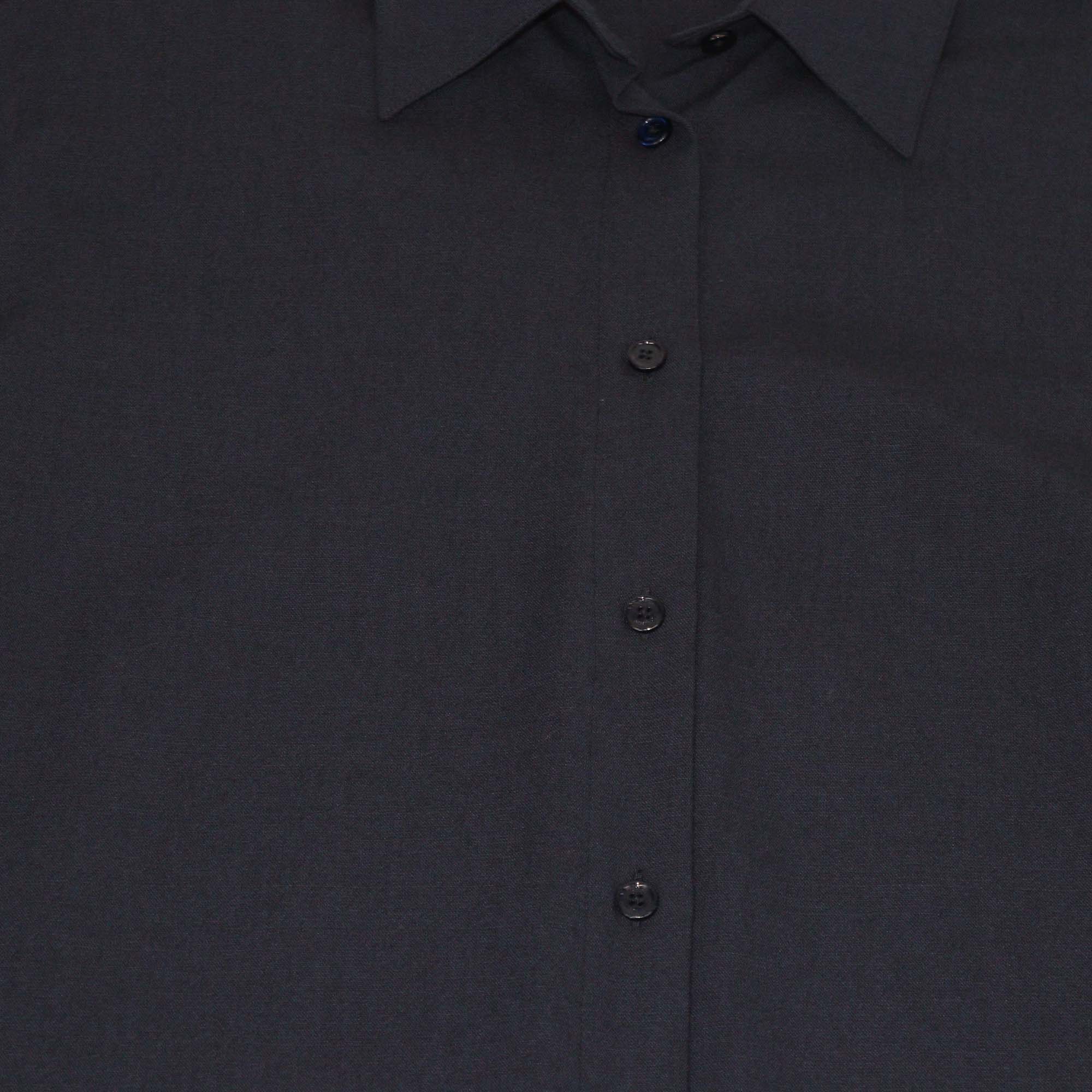 Toteme Navy blue Viscose Classic Fluid Shirt & Pants Set
