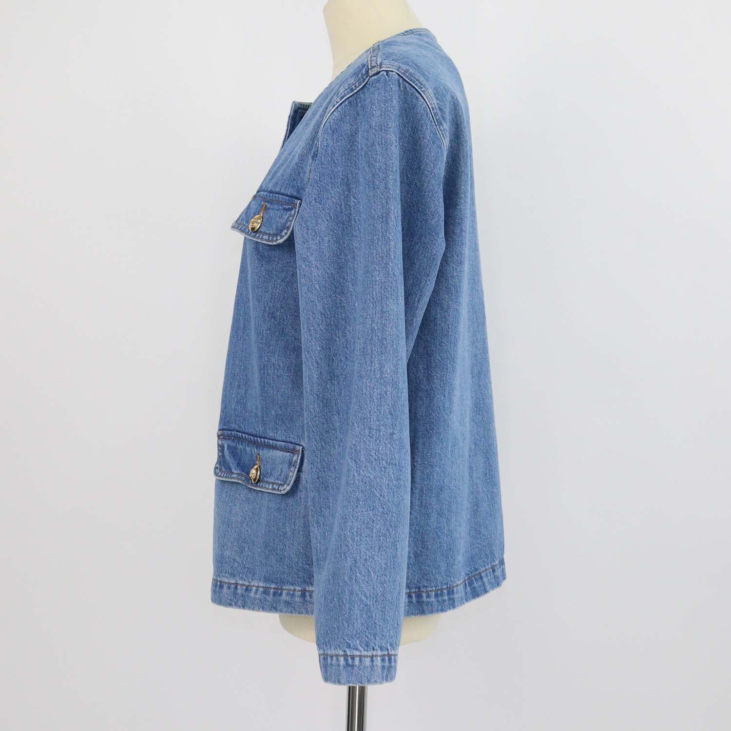 Anine Bing Blue Denim Janet Jacket