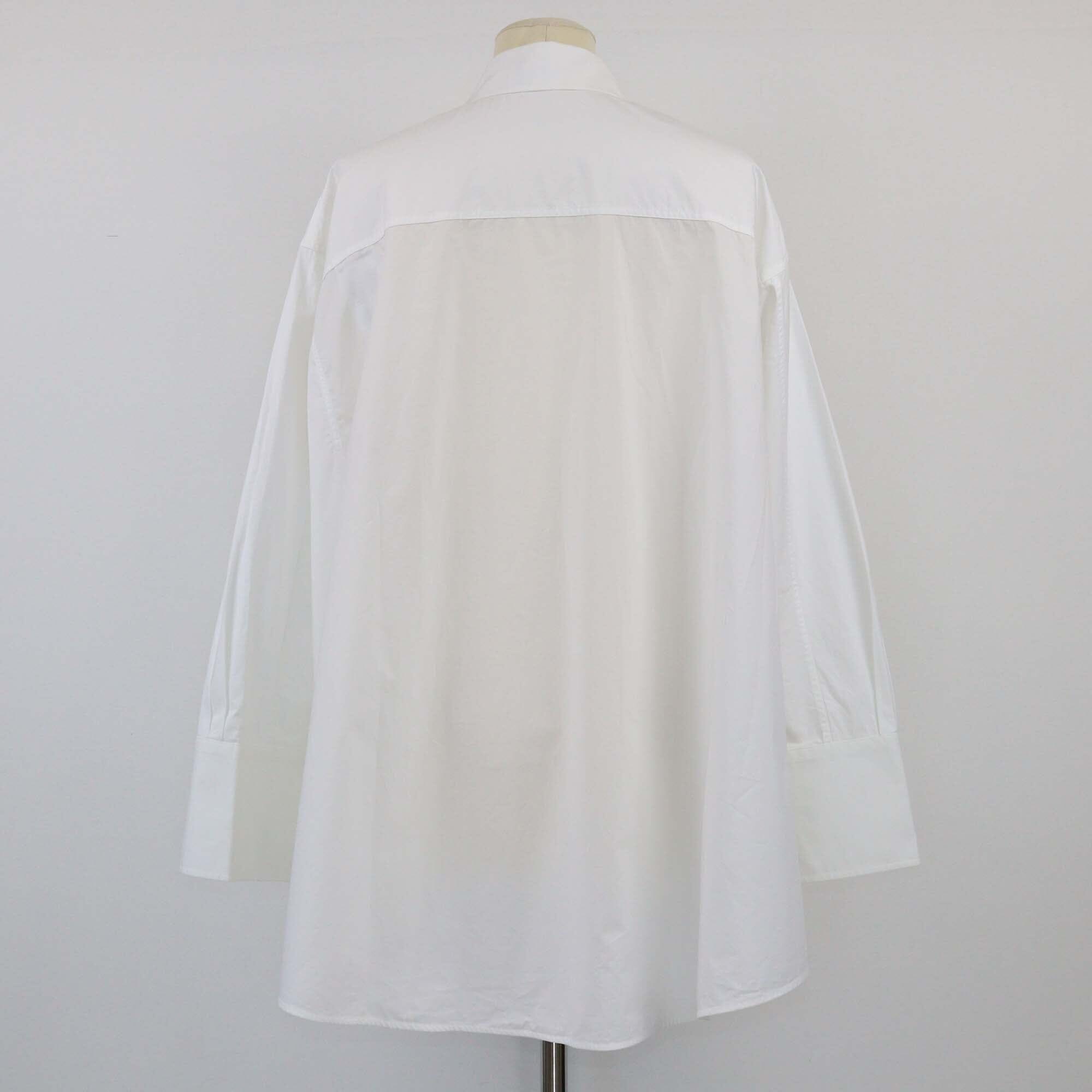 Valentino White Sartorial Poplin Longsleeve Shirt Womens Valentino