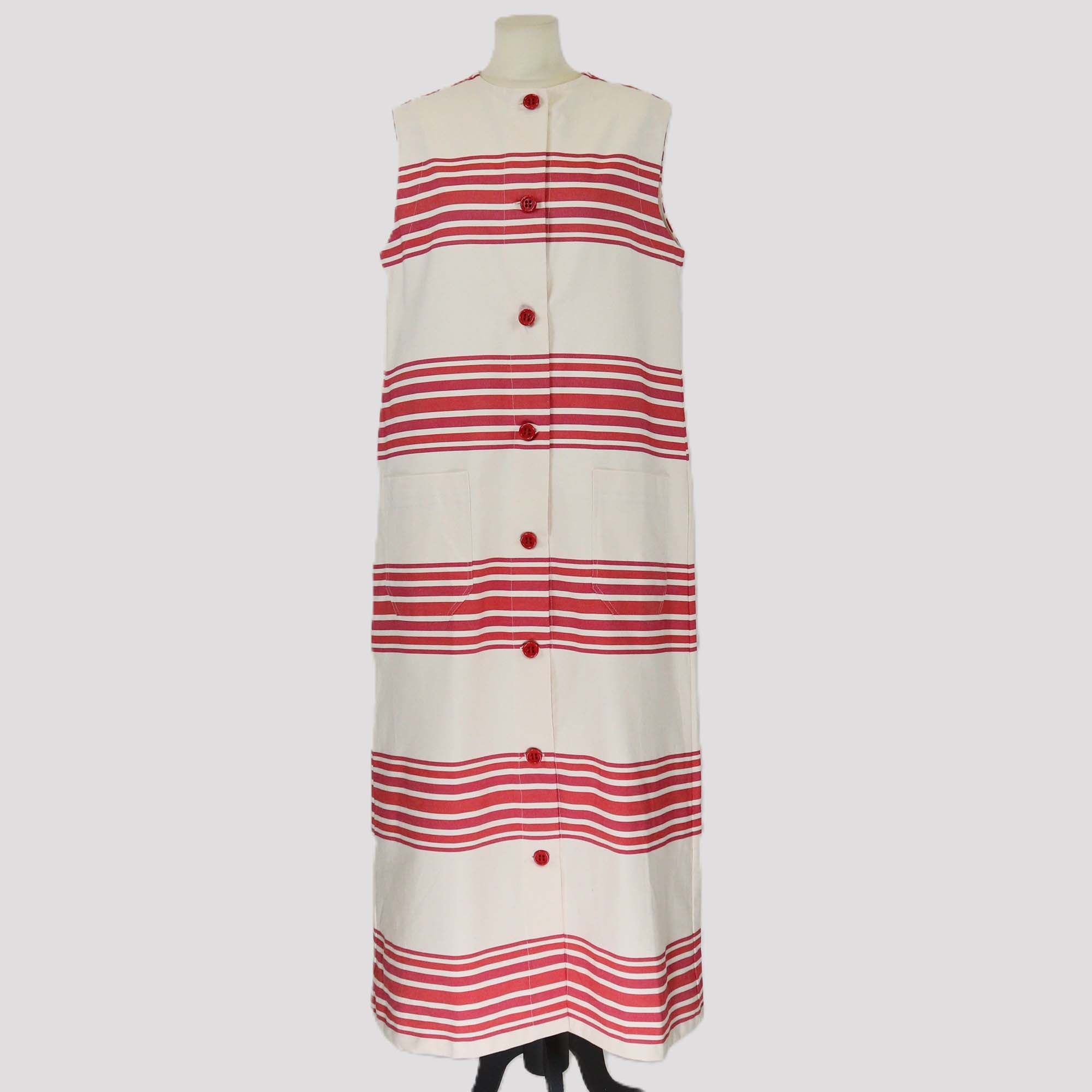 Le Veste Beige/Pink Kaftan De Liz Dress