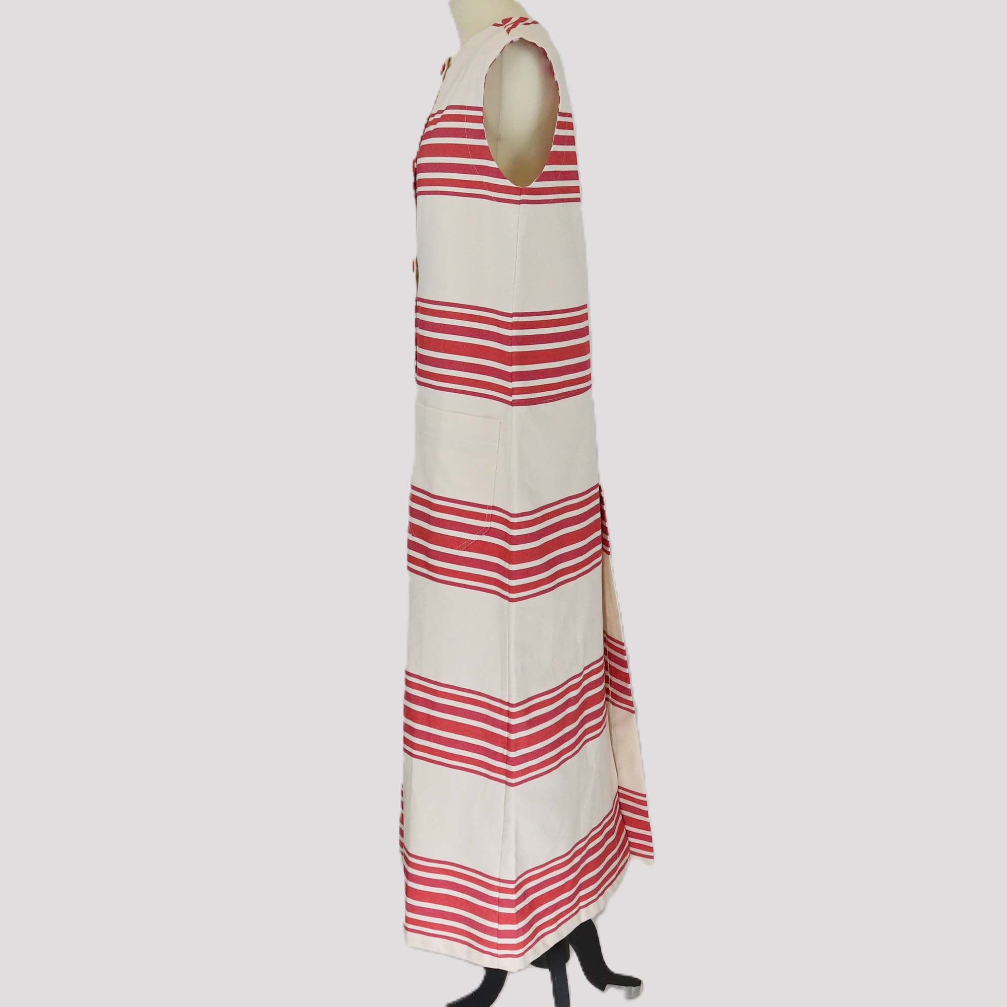 Le Veste Beige/Pink Kaftan De Liz Dress