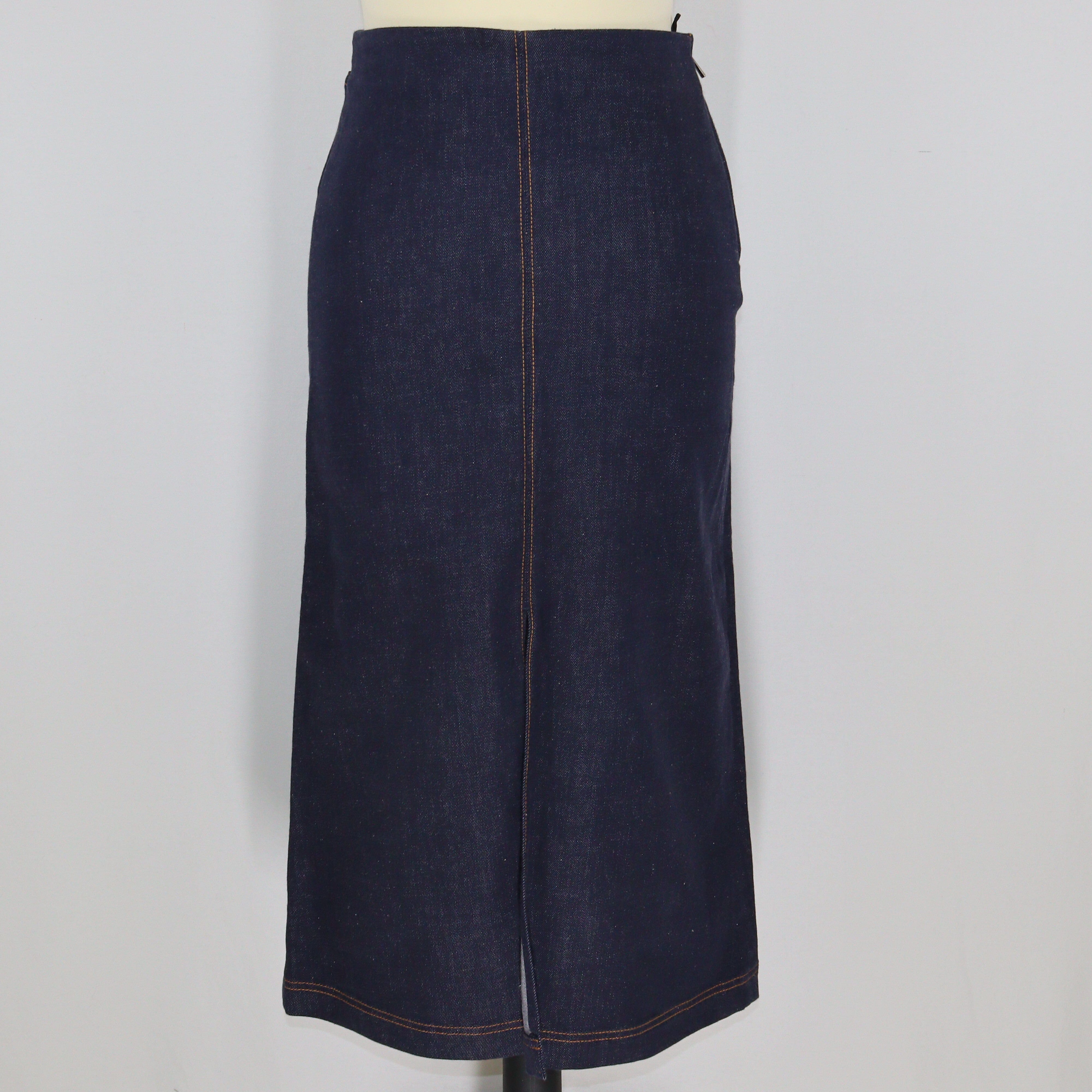 Blue Embroidered Pocket Clothings Fendi