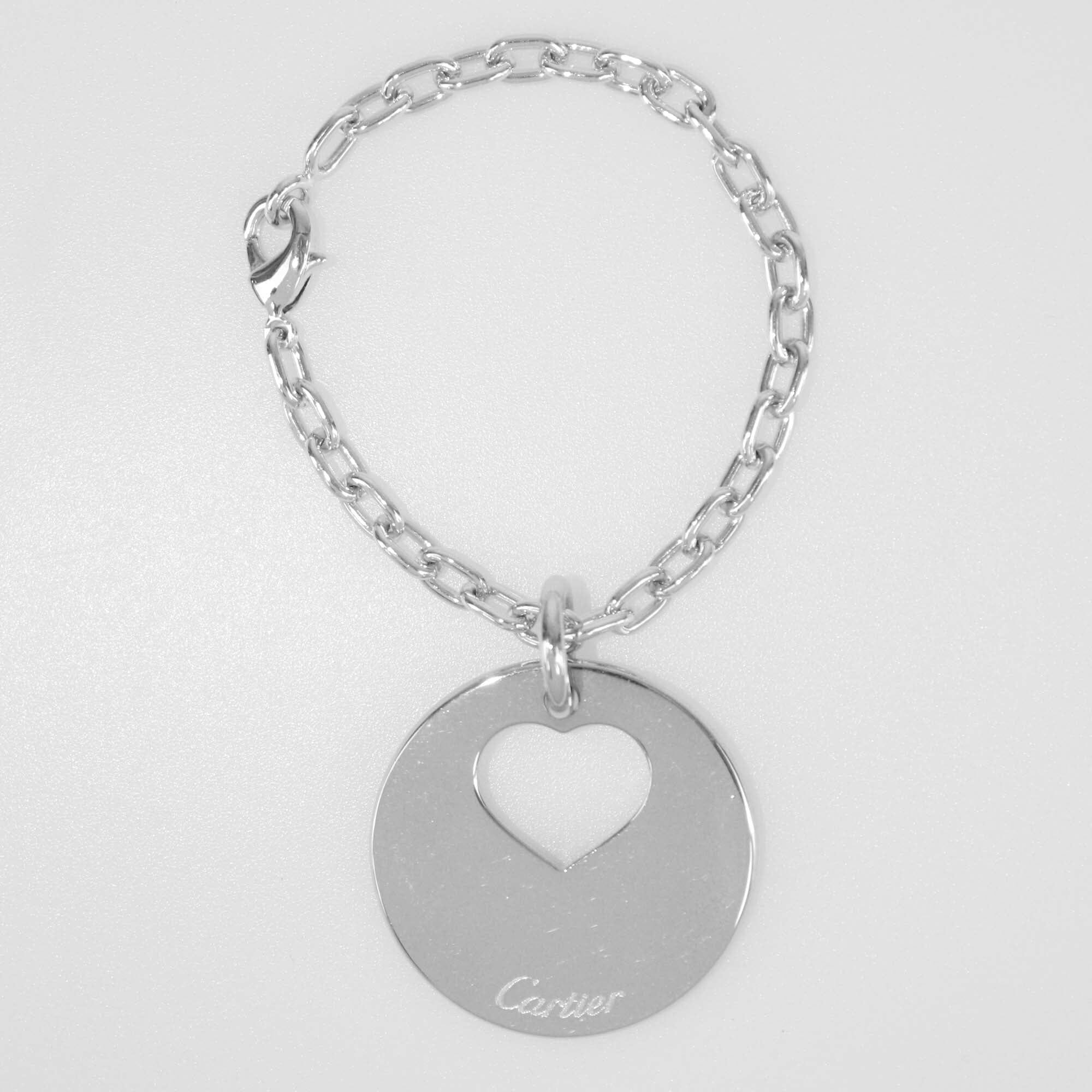 Cartier Silver-Tone Key Chain Bracelet Jewellery Cartier