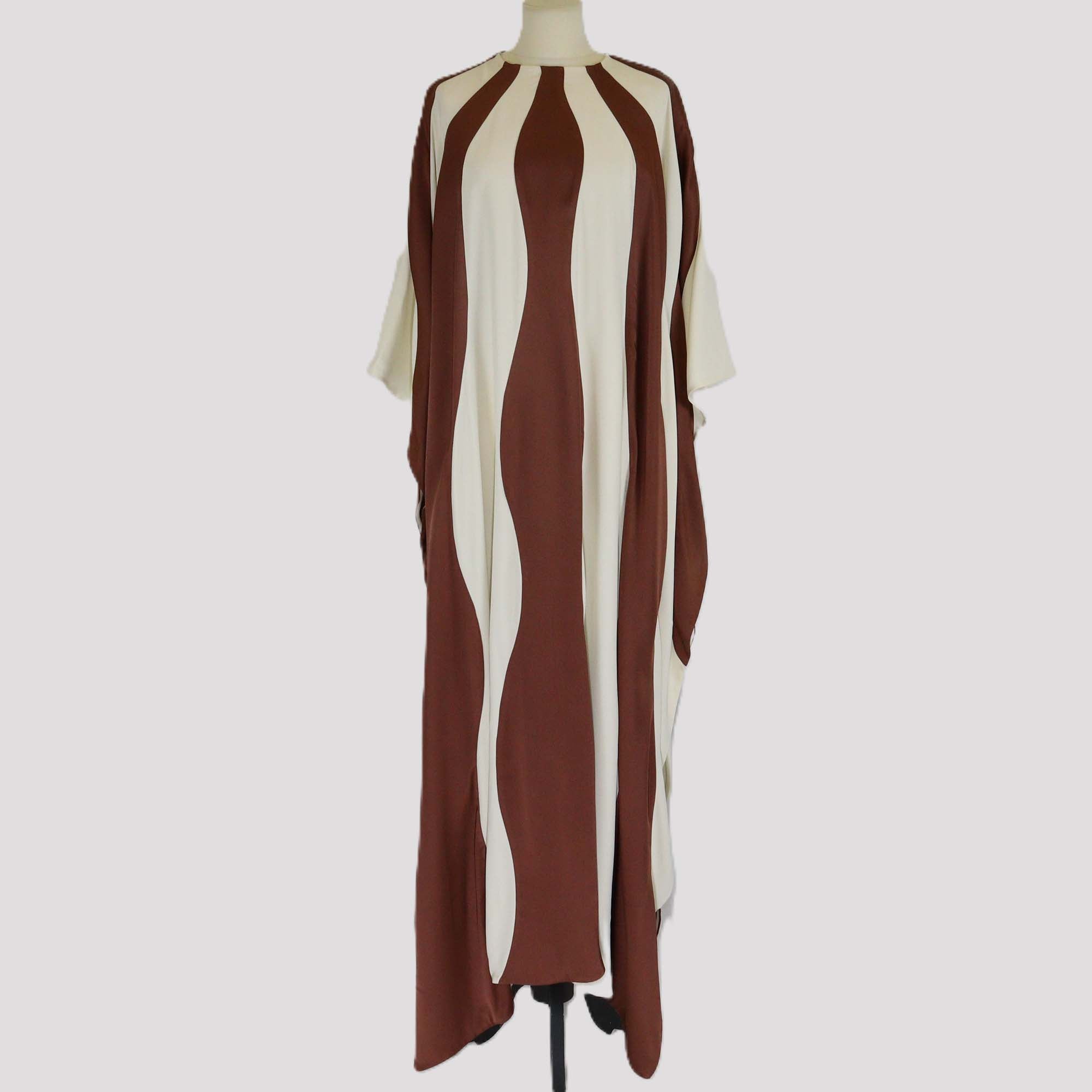 Taller Marmo Ivory/Cinnamon Copacabana Long Kaftan