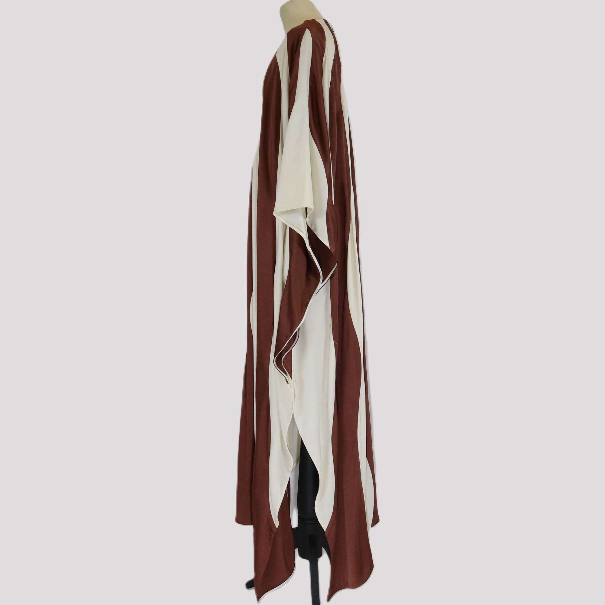 Taller Marmo Ivory/Cinnamon Copacabana Long Kaftan