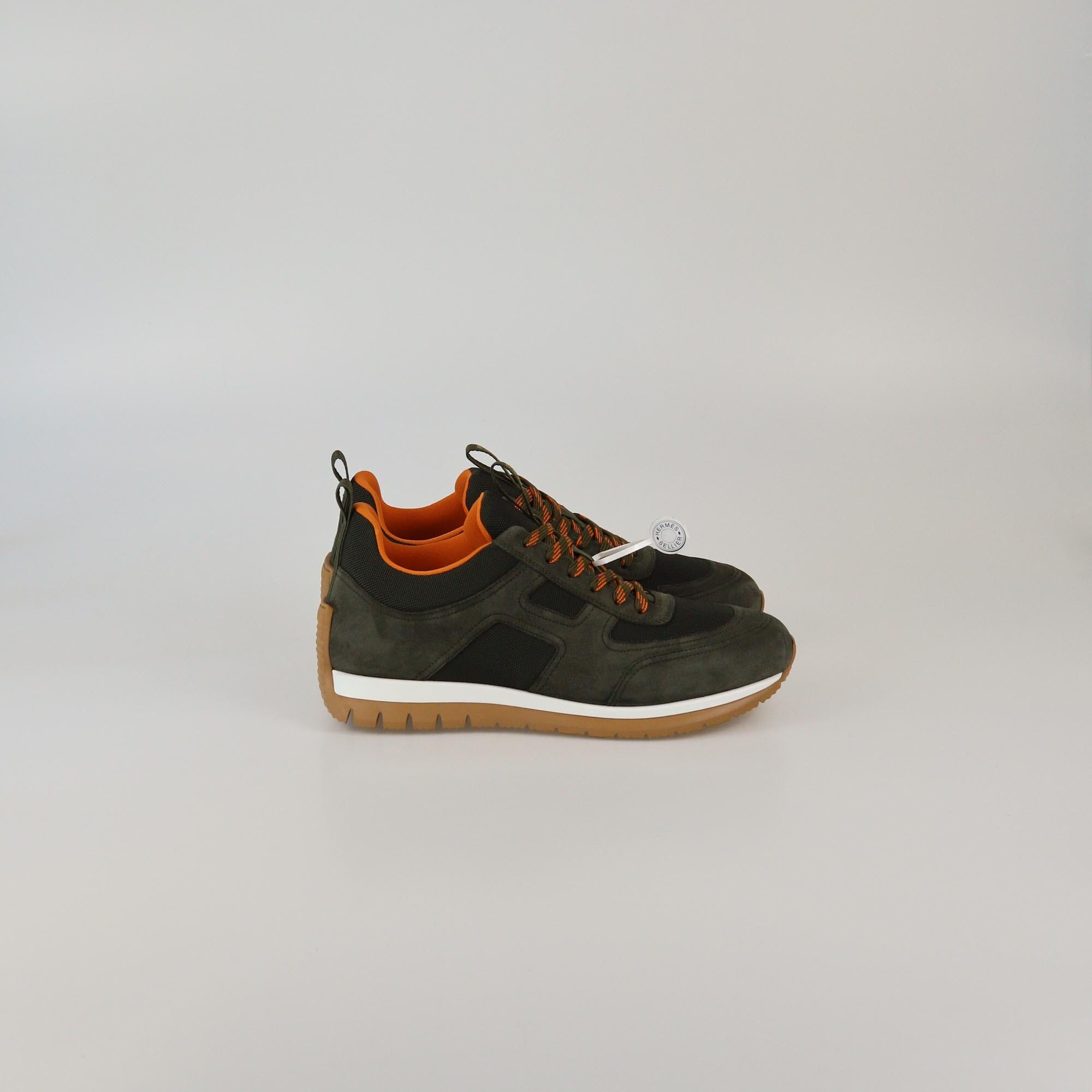 Hermes Vert Foret Jimmy Sneakers Mens Hermes