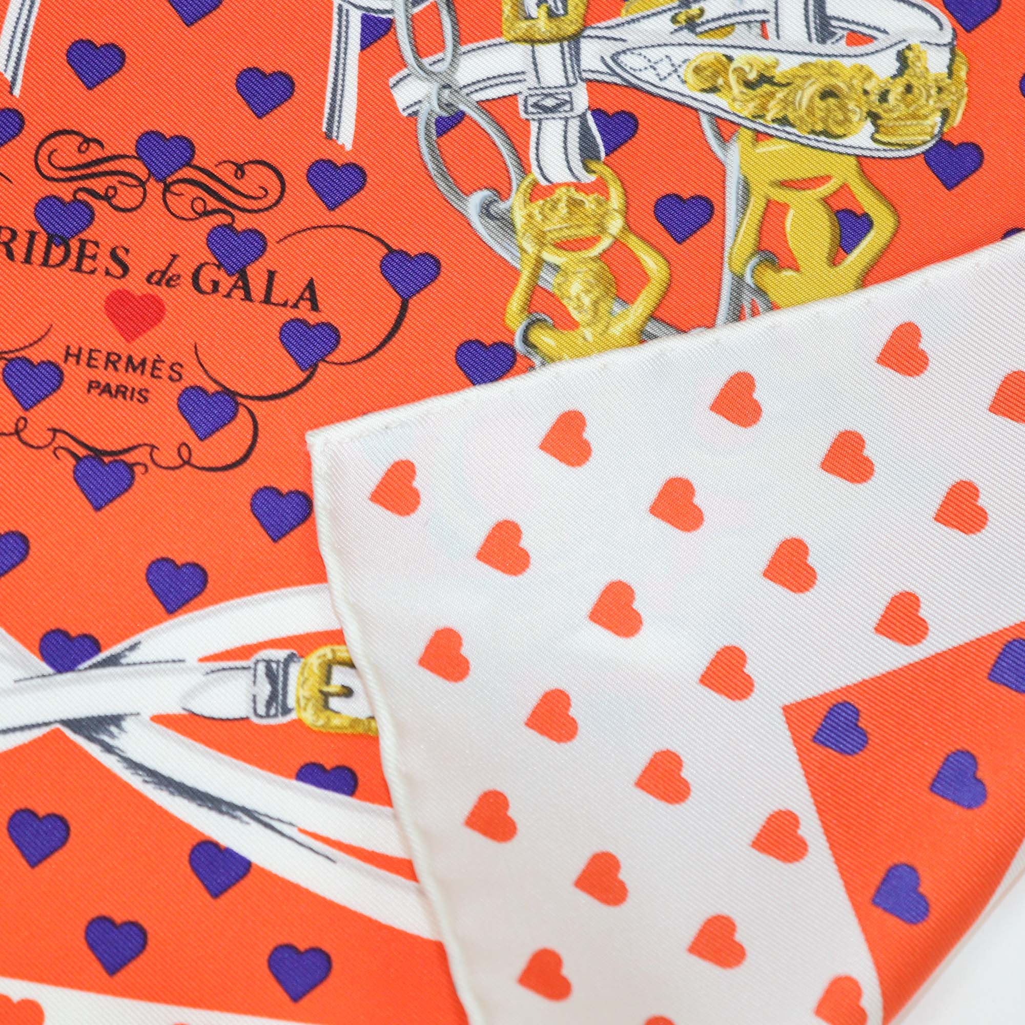 Hermes Multicolor Silk Brides de Gala Forever Scarf 45