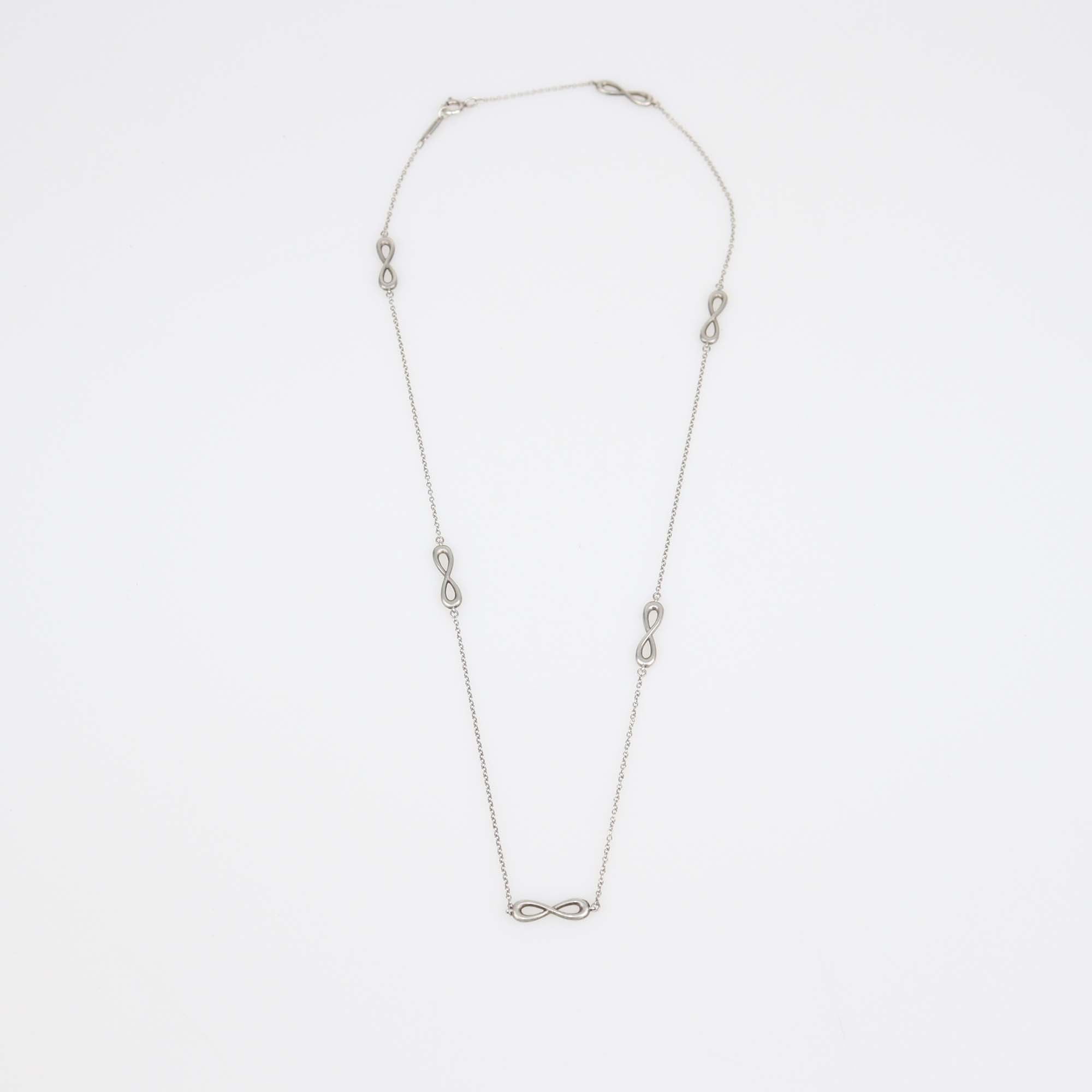 Tiffany & Co. Sterling Silver Endless Infinity Necklace