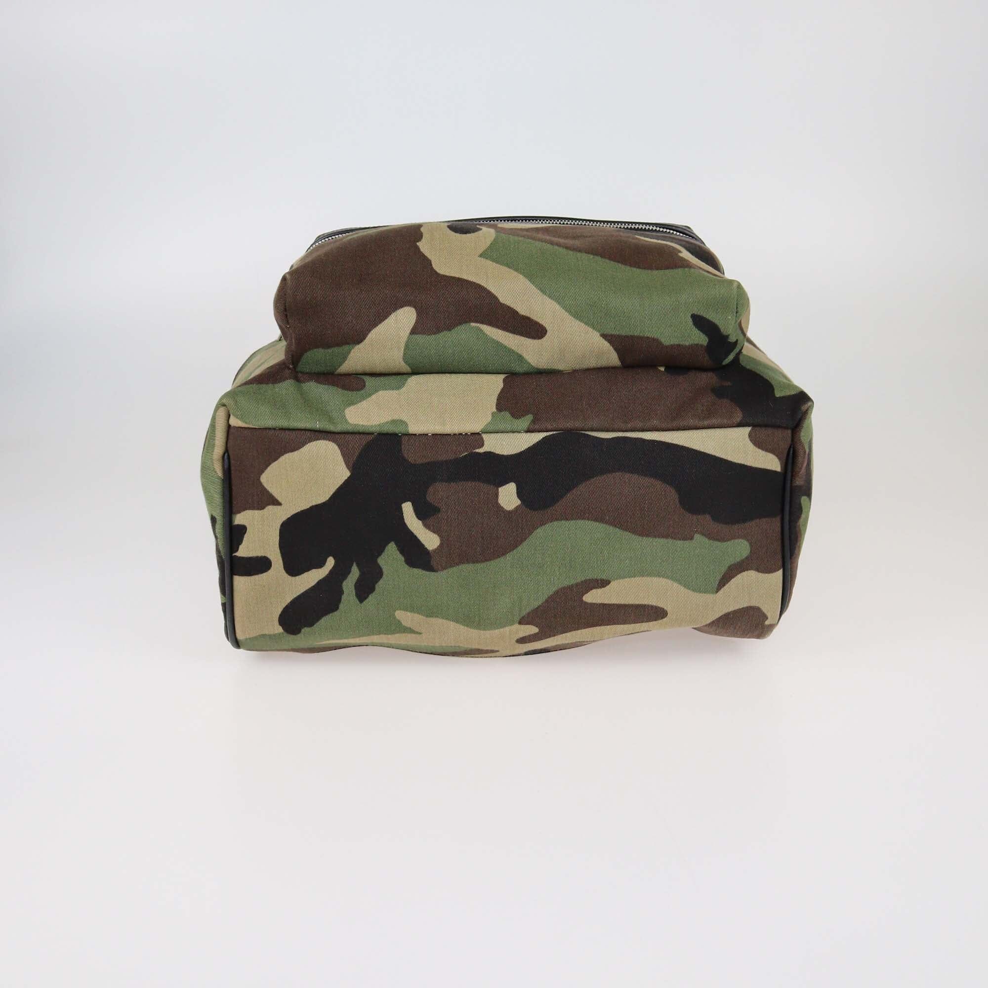 Saint Laurent Camouflage City Backpack Womens Saint Laurent