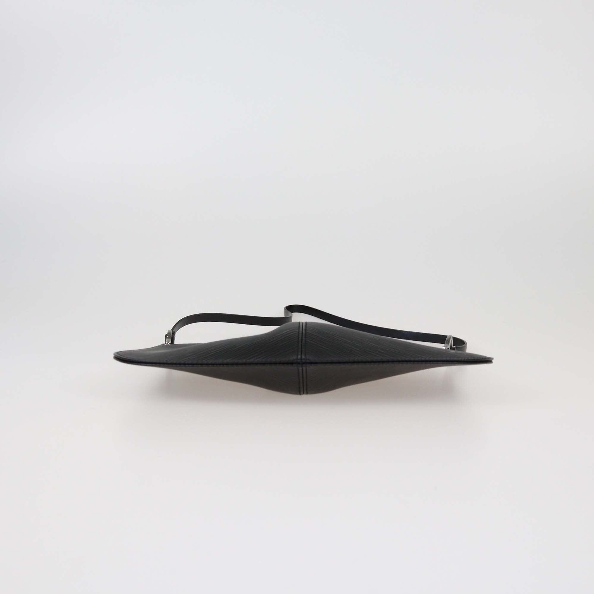 Louis Vuitton Black Epi Demi Lune Pochette Womens Louis Vuitton