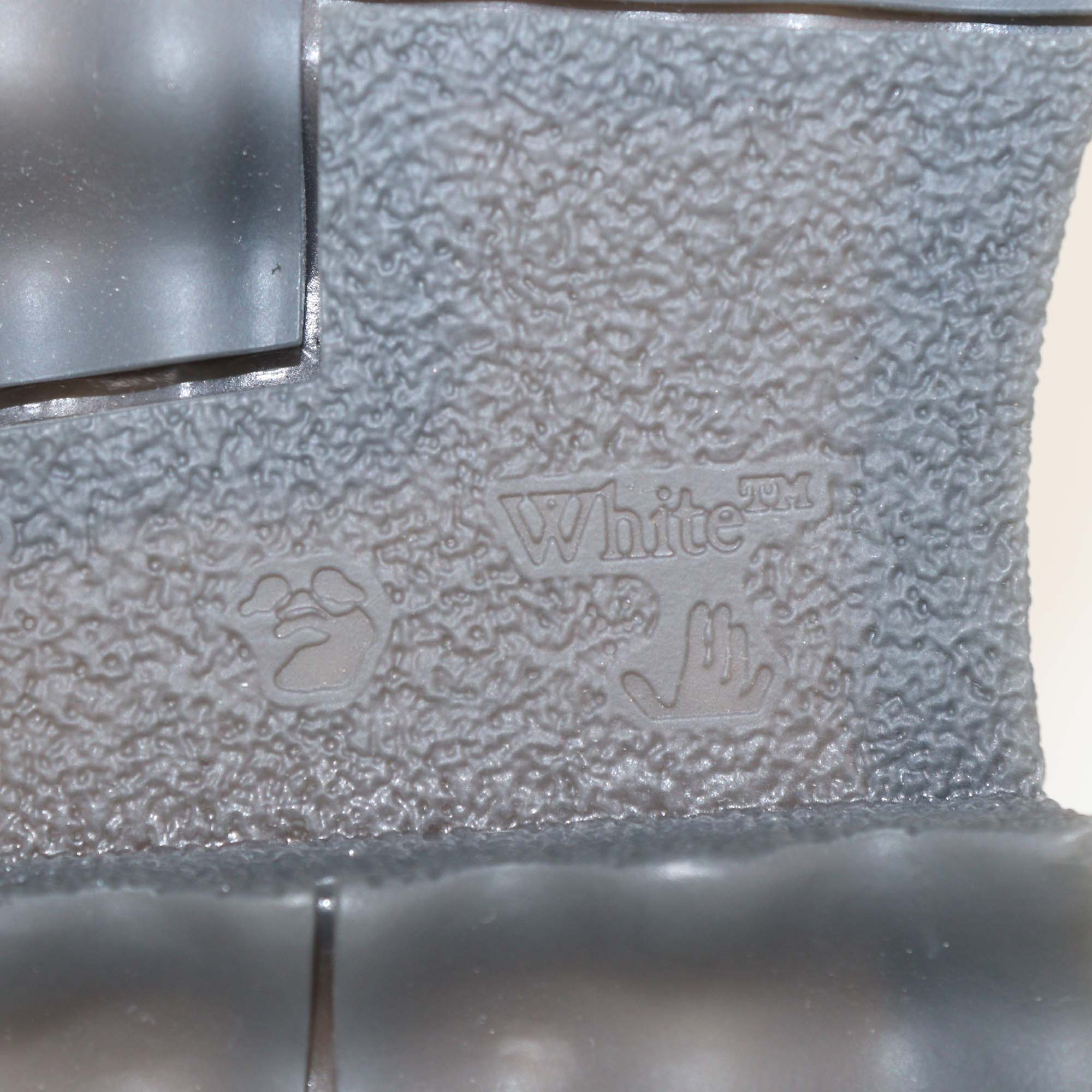 Off-White Black Rubber & Technical Fabric For Rainy Days Rain Boots