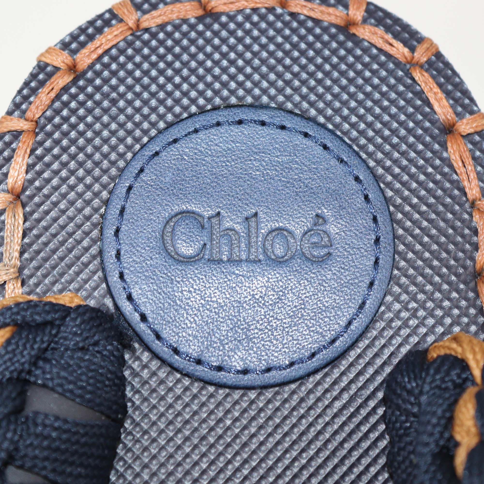 Chloe Multicolor Braided Fabric Lou Thong Sandals