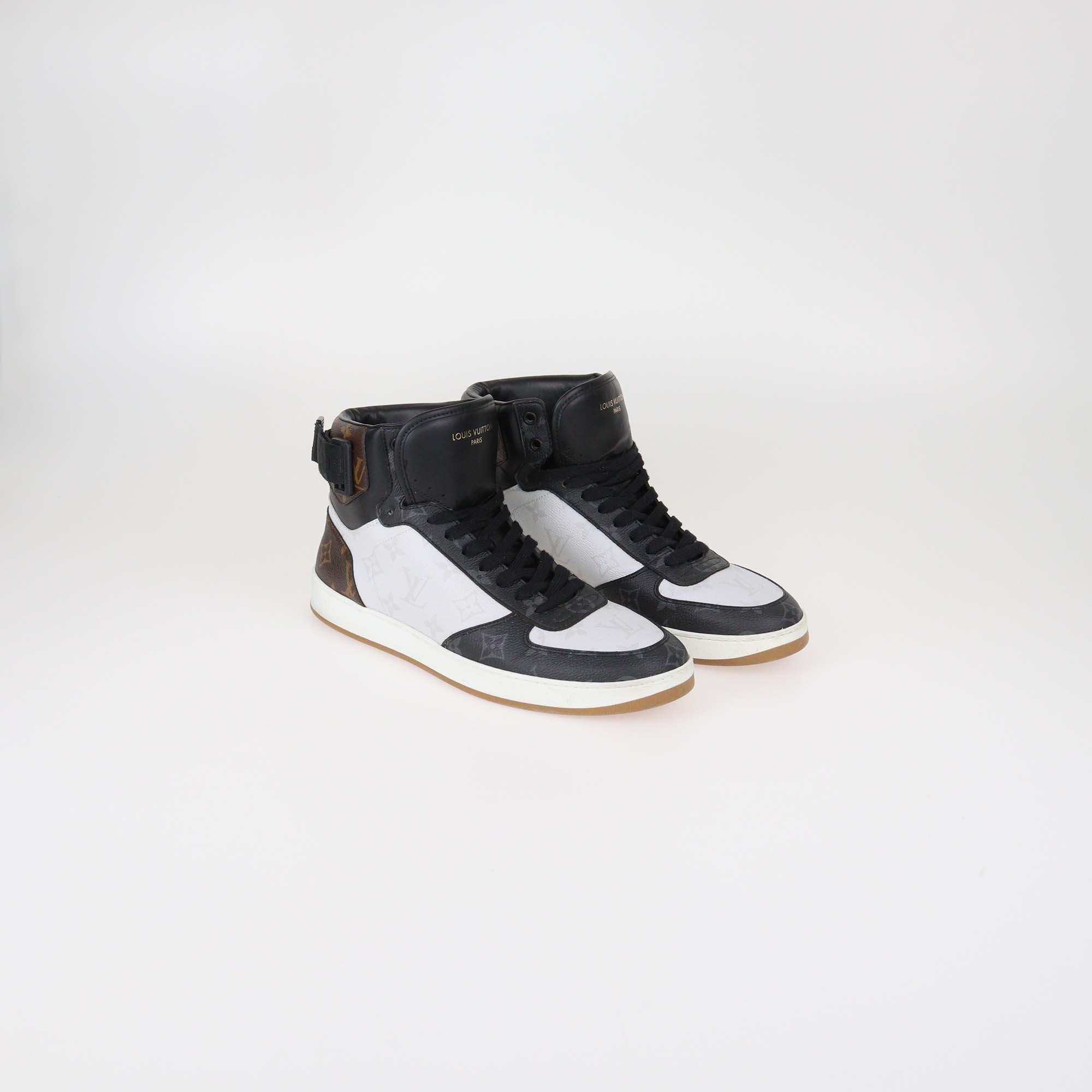 Louis Vuitton Tricolor Monogram Canvas Rivoli High Top Sneakers