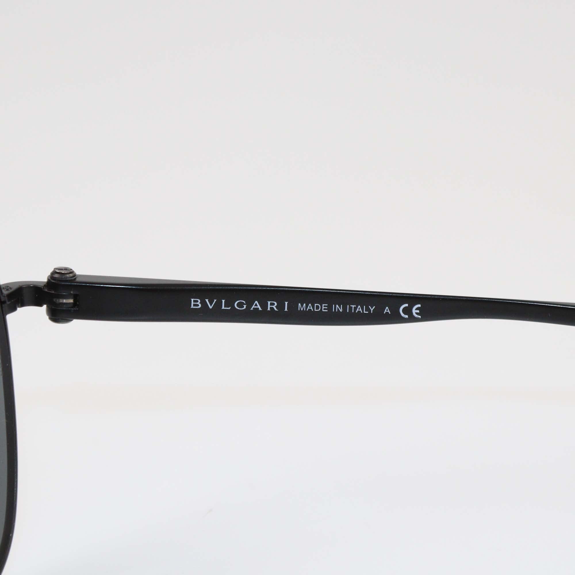 Bvlgari Black Aviator Sunglasses Womens Bvlgari