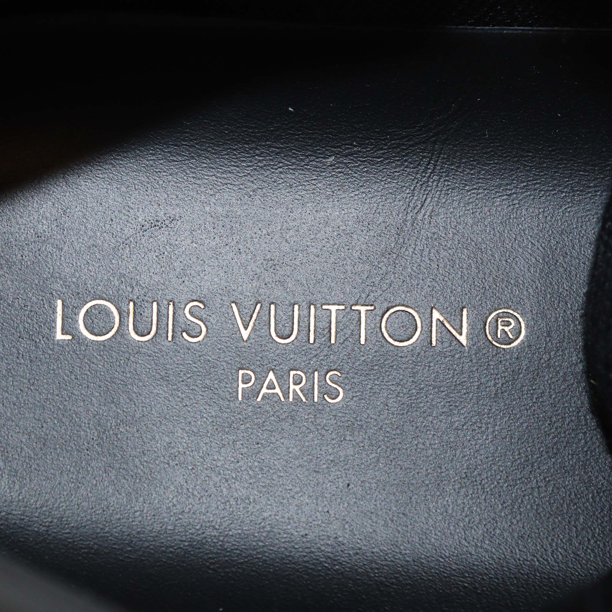 Louis Vuitton Tricolor Monogram Canvas Rivoli High Top Sneakers