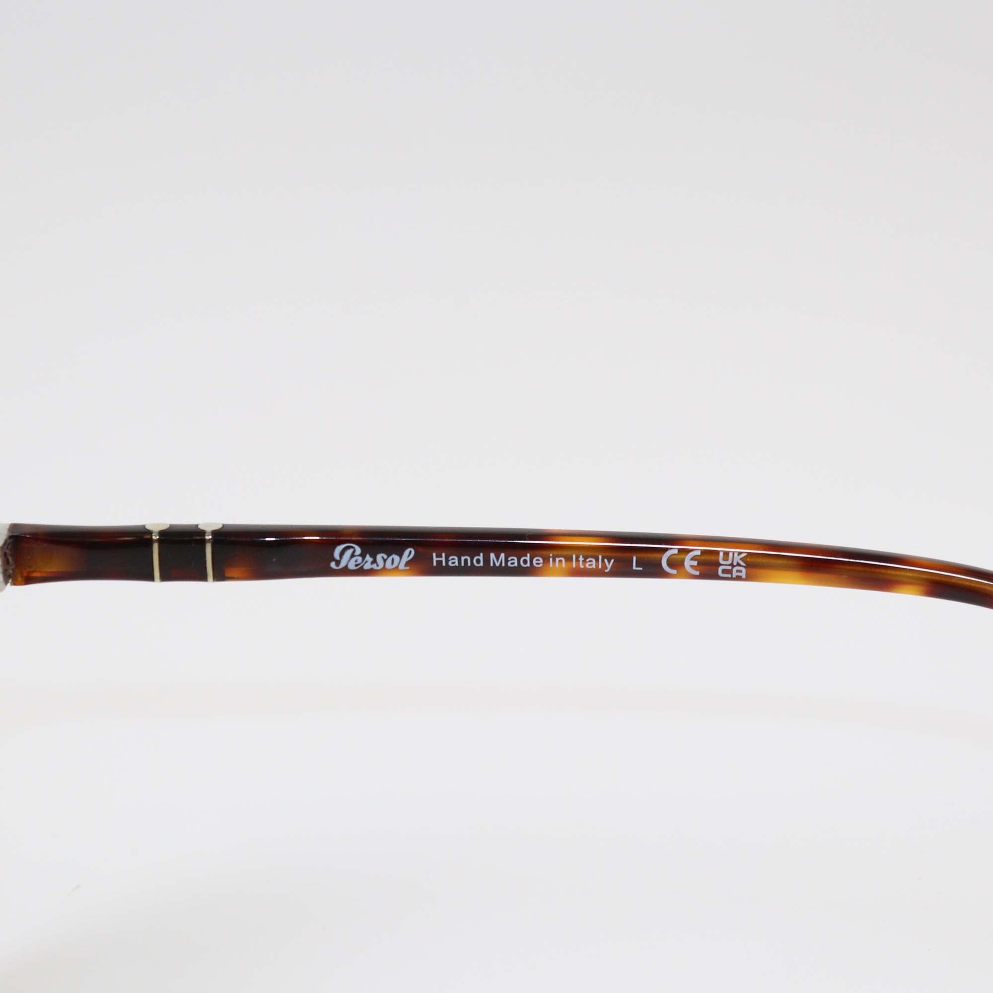 Persol Havana/Green Square Sunglasses Womens Persol