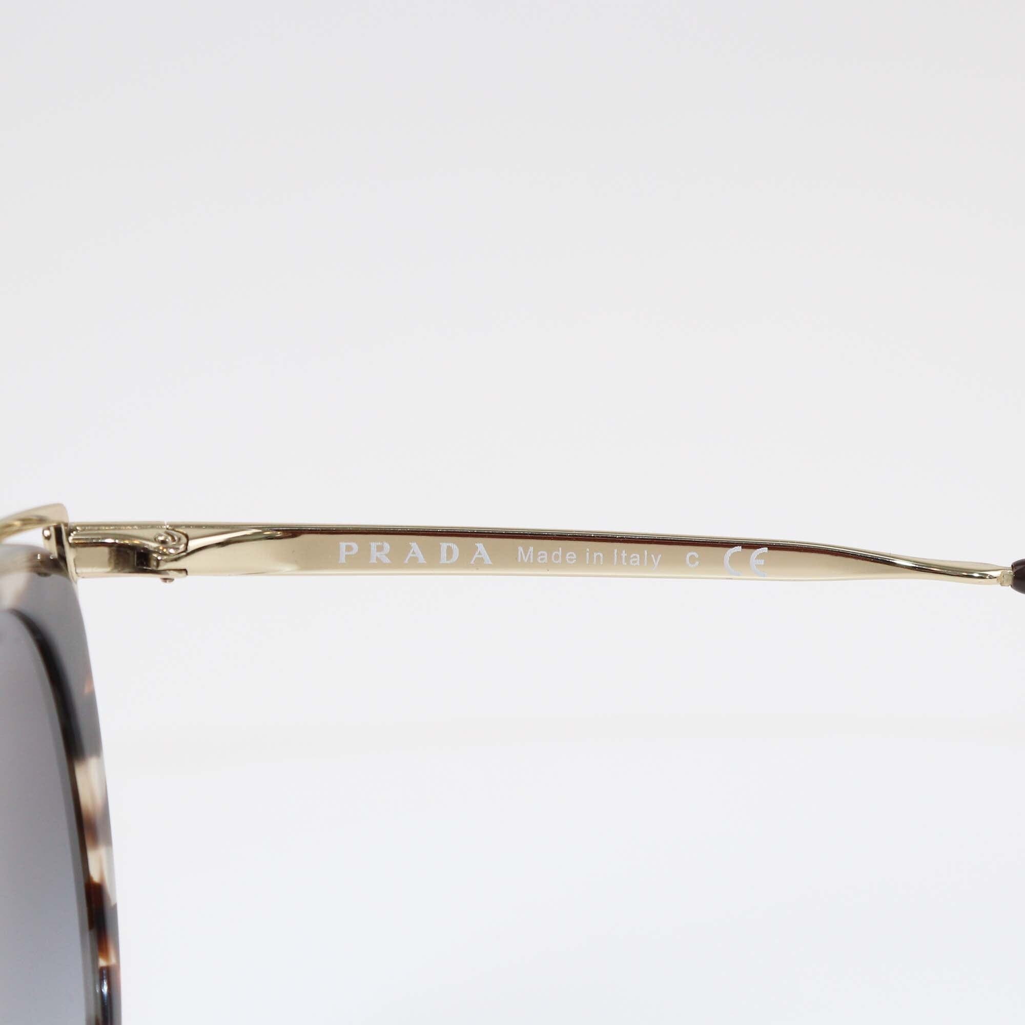 Prada Tortoise/Burgundy Gradient Cat Eye Sunglasses Womens Prada
