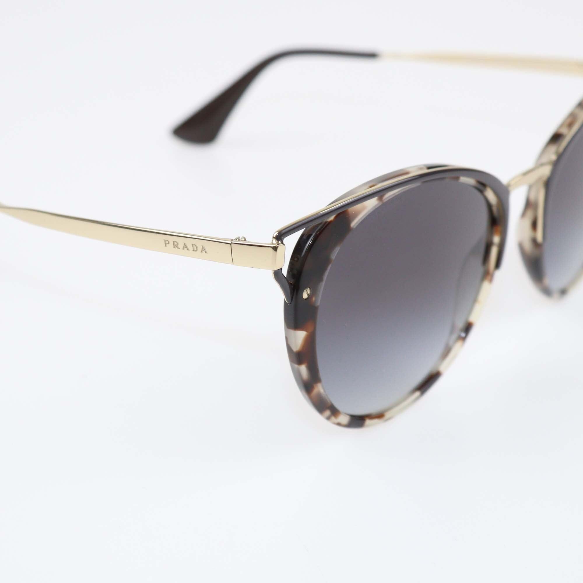 Prada Tortoise/Burgundy Gradient Cat Eye Sunglasses Womens Prada