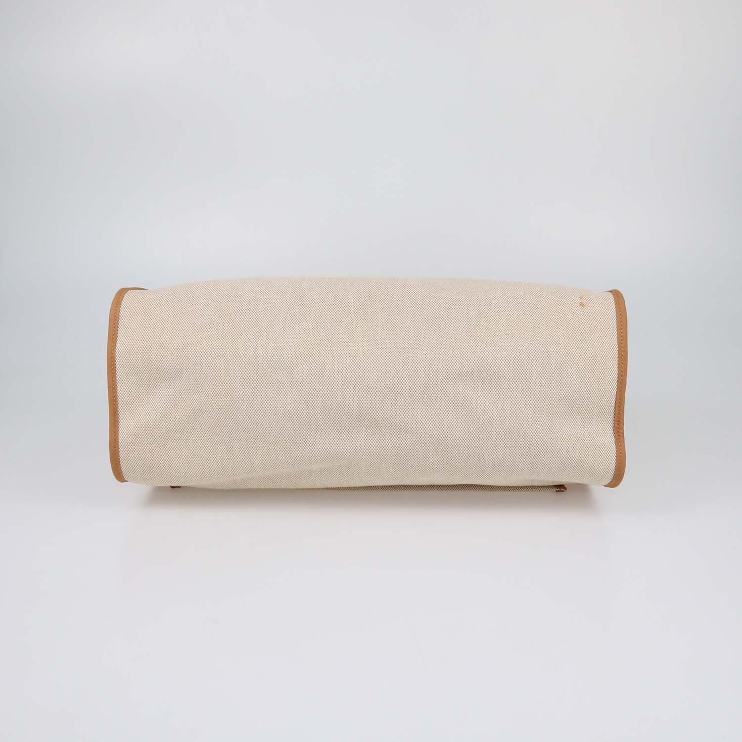 Hermes Beige/Naturel Canvas and Vache Leather Herbag Zip 39 Bag