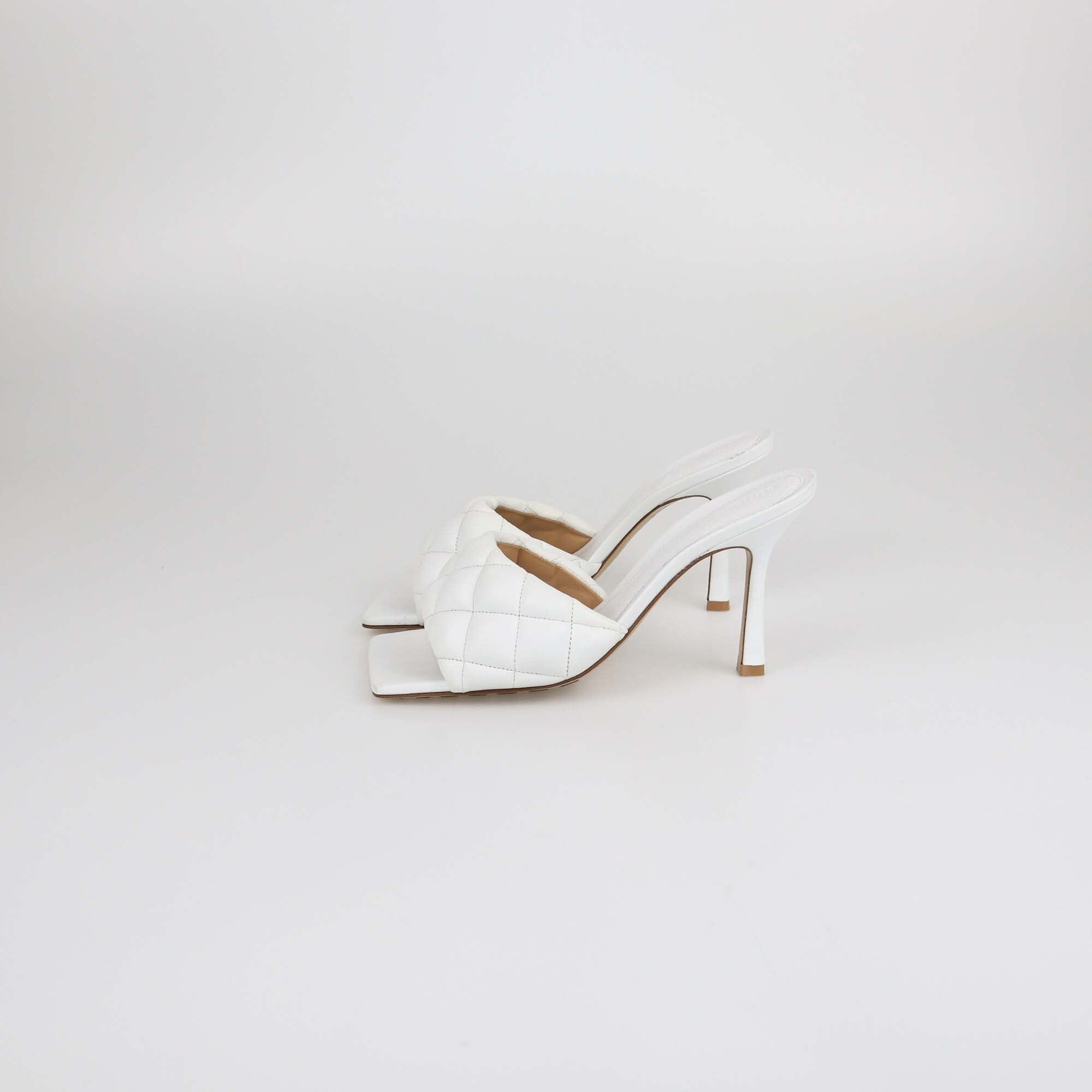 Bottega Veneta Offwhite Lido Slide Sandals Womens Bottega Veneta