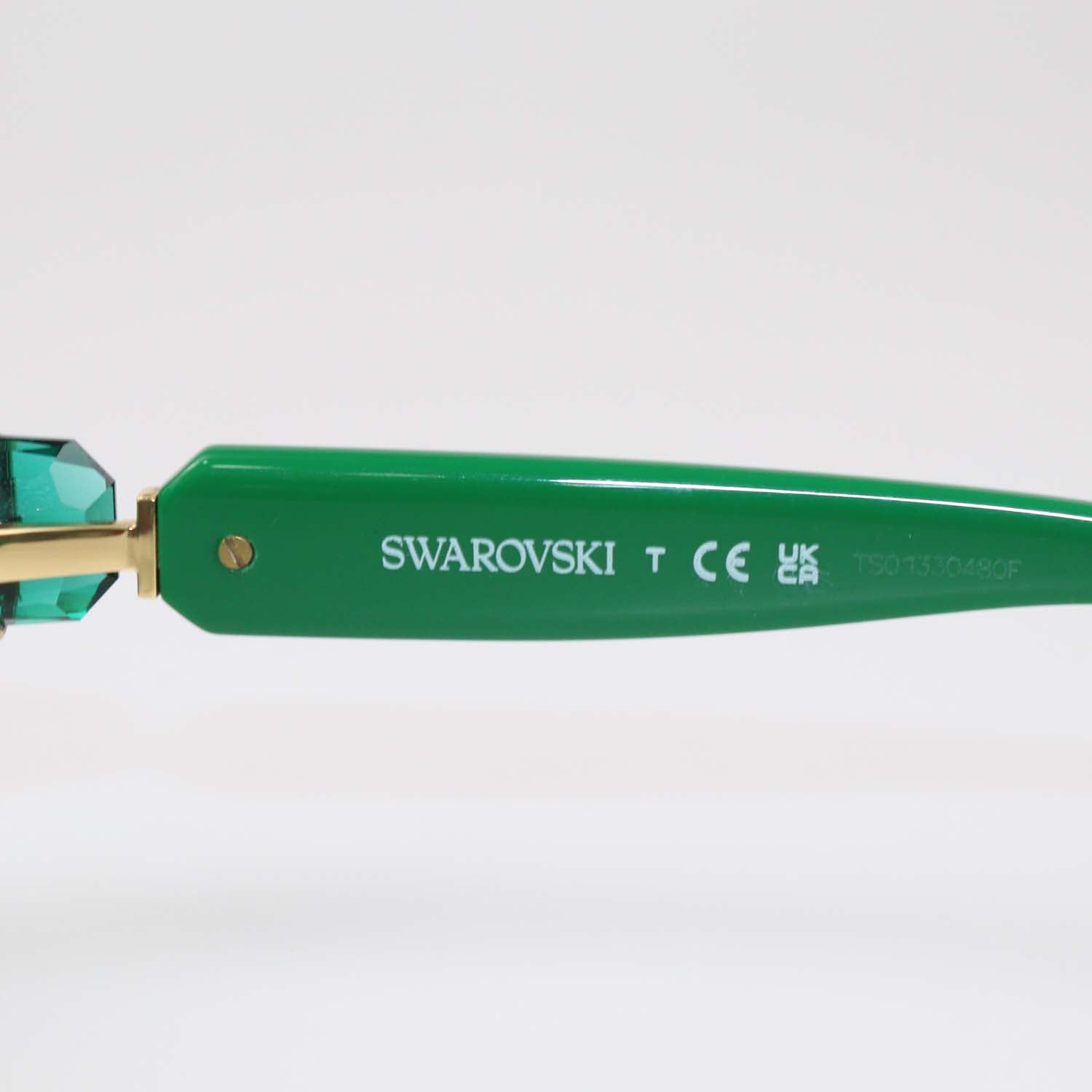 Swarovski Green Cat Eye Sunglasses