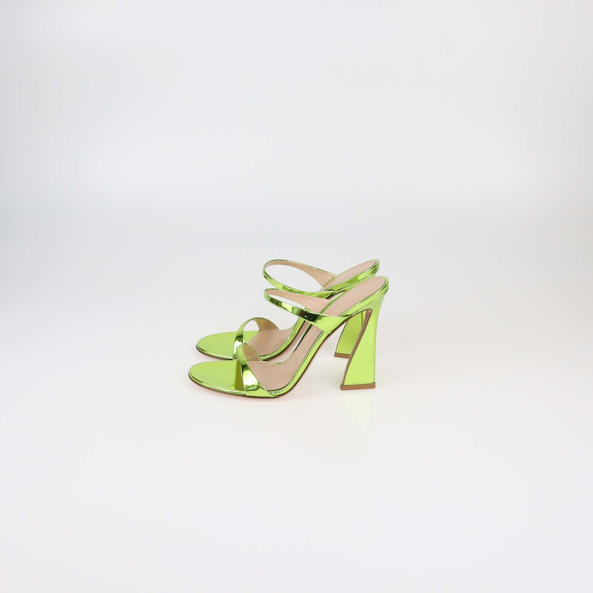 Gianvito Rossi Metal Kiwi Aure Sandals Womens Gianvito Rossi