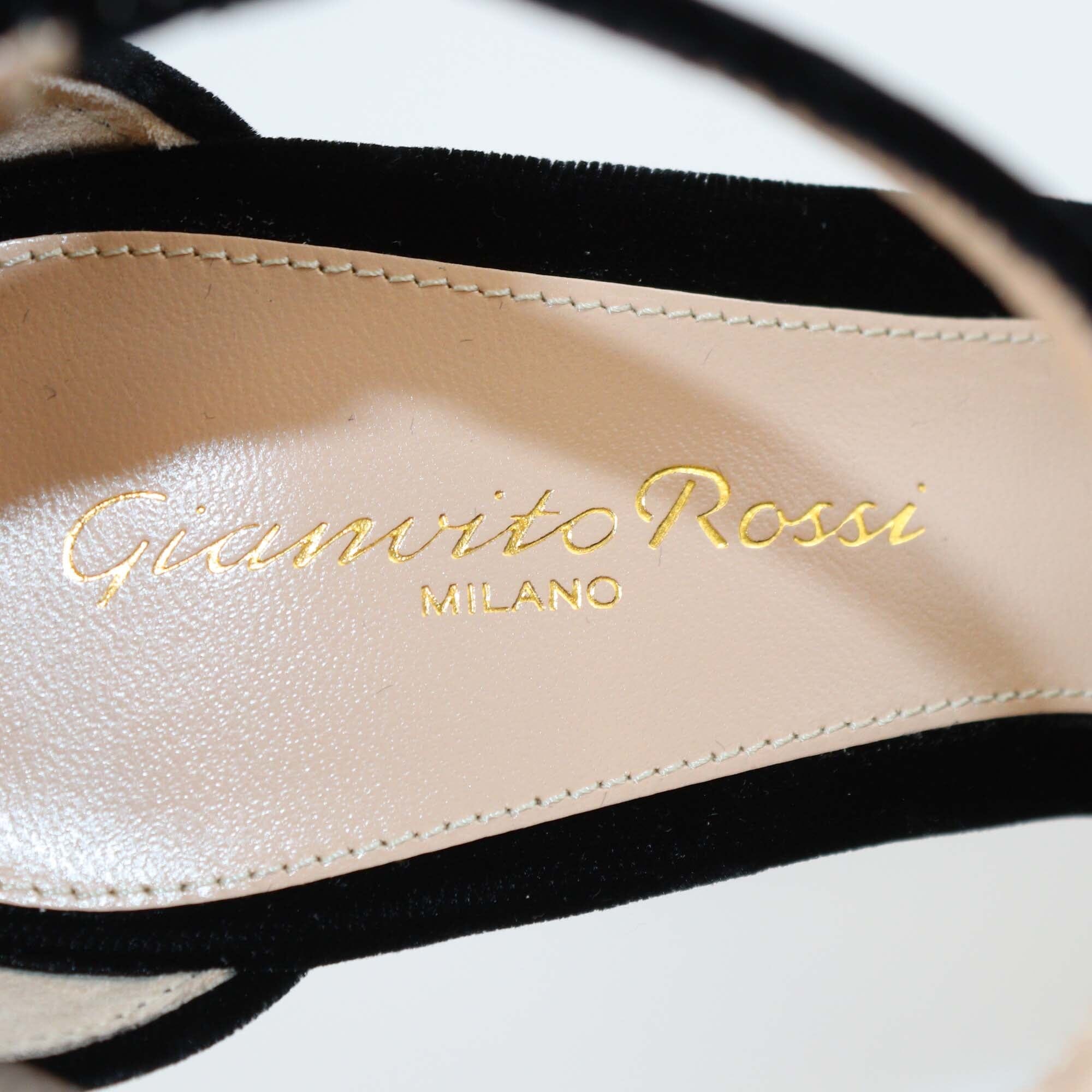 Gianvito Rossi Black Holly D'Orsay Pumps Womens Gianvito Rossi