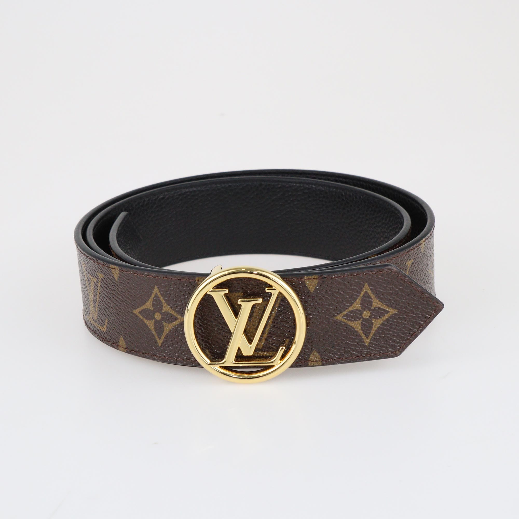 Monogram LV Circle Reversible Belt Belts Louis Vuitton