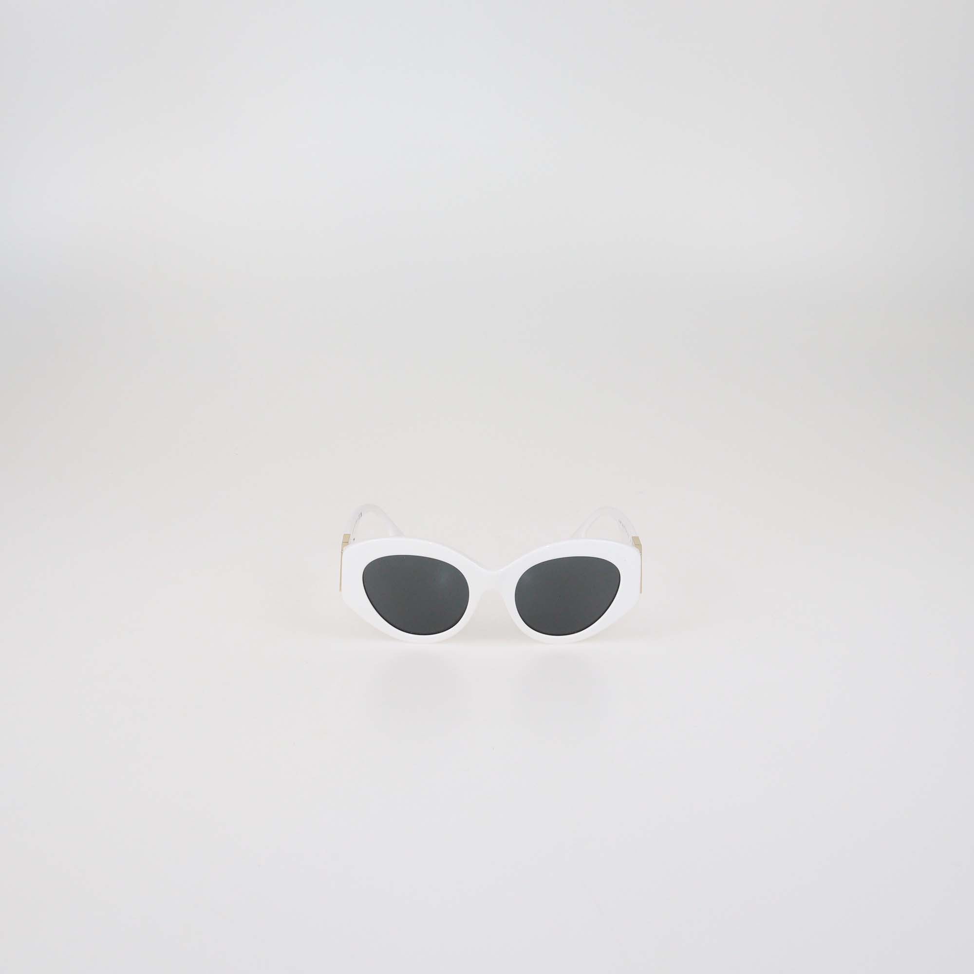 Burberry White/Black Butterfly Sunglasses