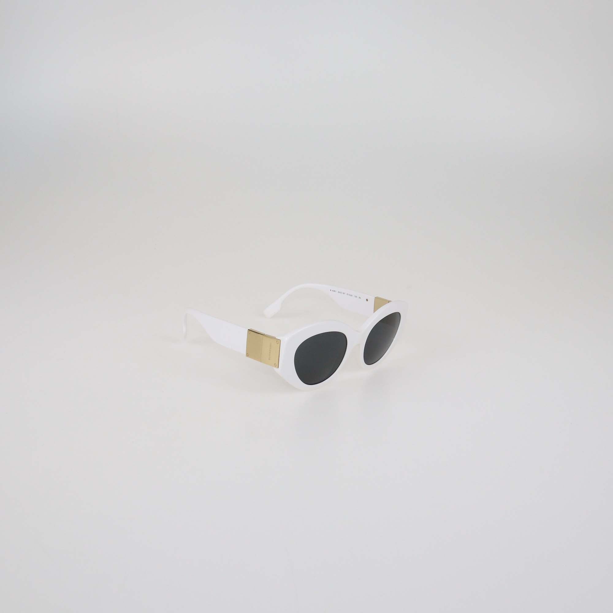 Burberry White/Black Butterfly Sunglasses