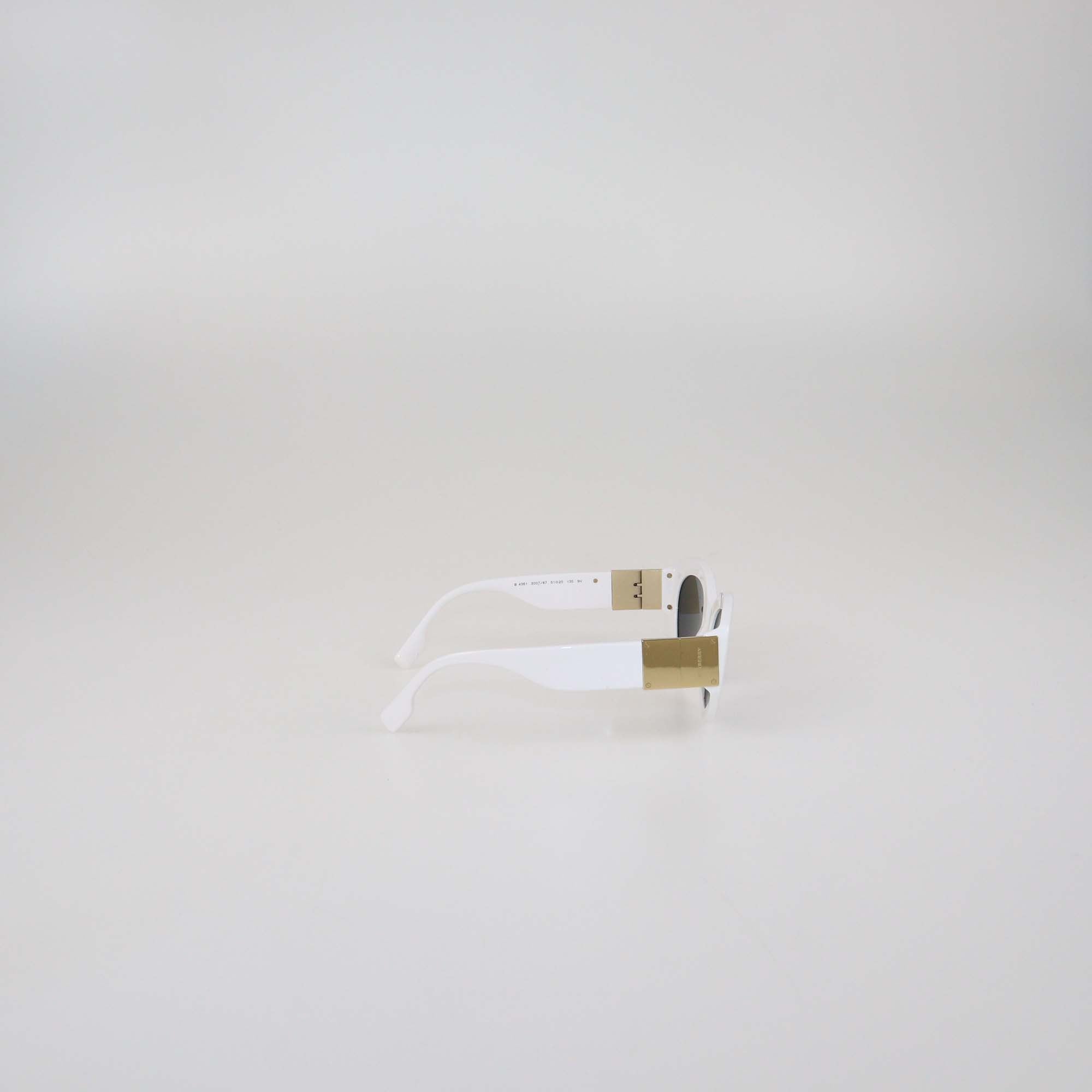 Burberry White/Black Butterfly Sunglasses