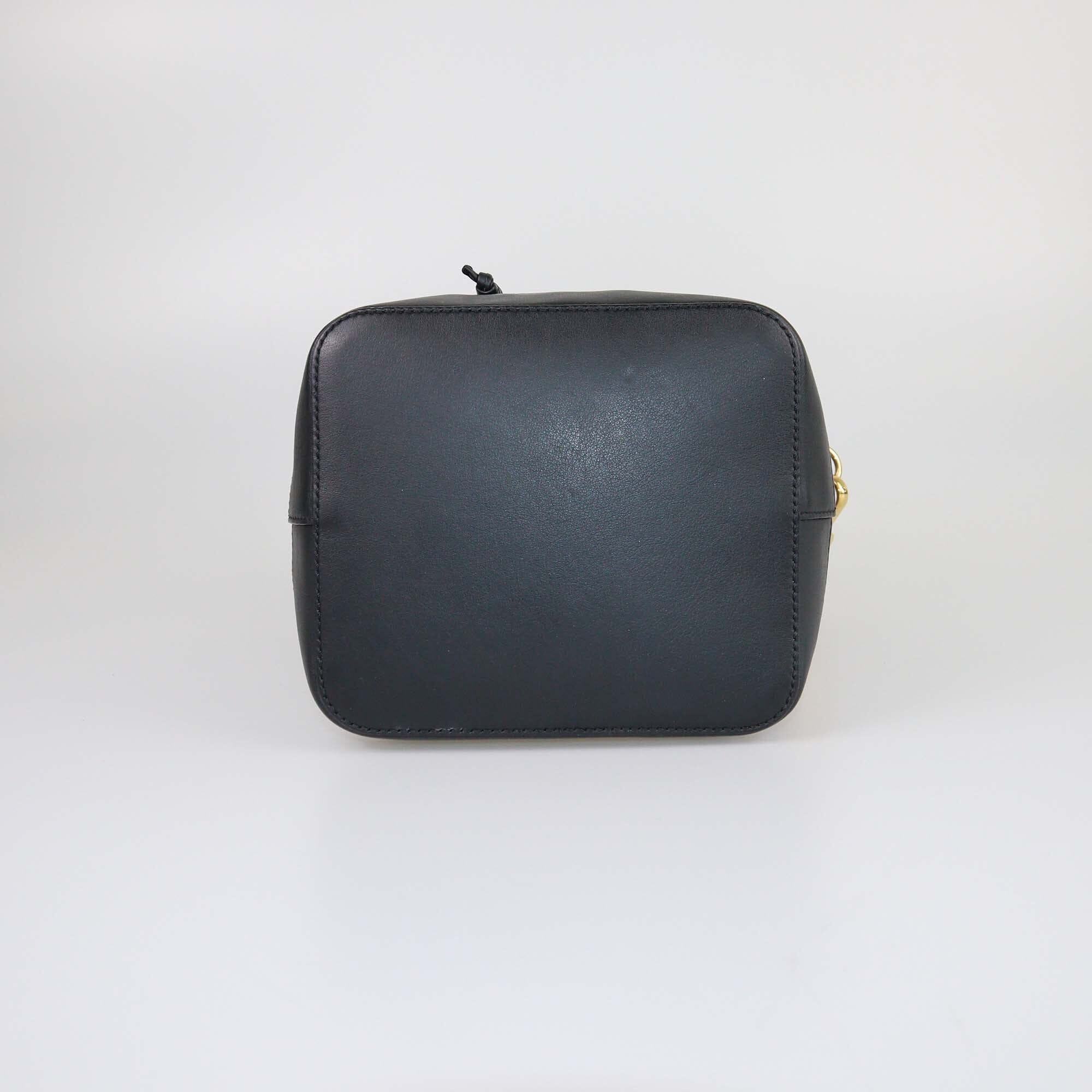 Fendi Brown/Black FF Mon Tresor Bucket Bag Womens Fendi
