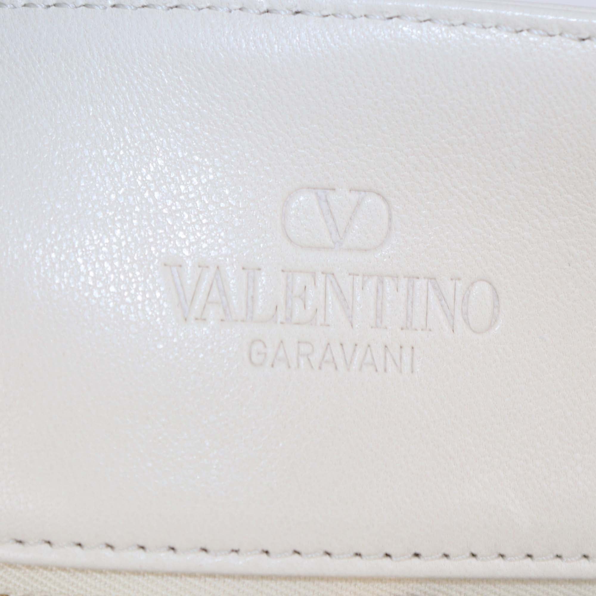 Valentino Butter/Black Medium Viva Superstar Shopper Tote