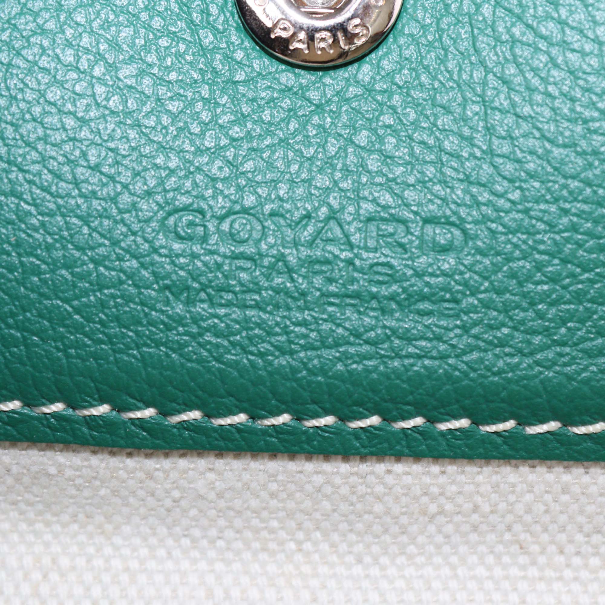 Goyard Green Goyardine Saint Louis PM Bag