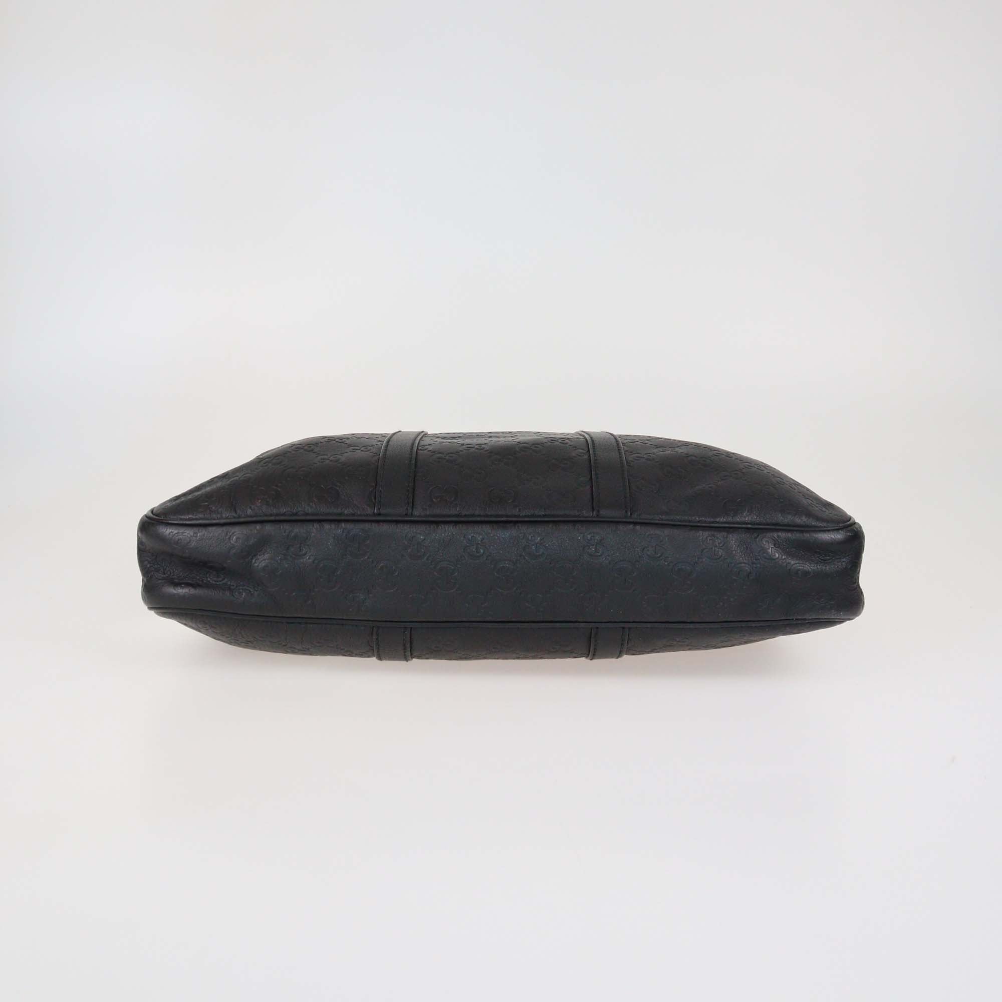 Gucci Black Guccissima Business Bag