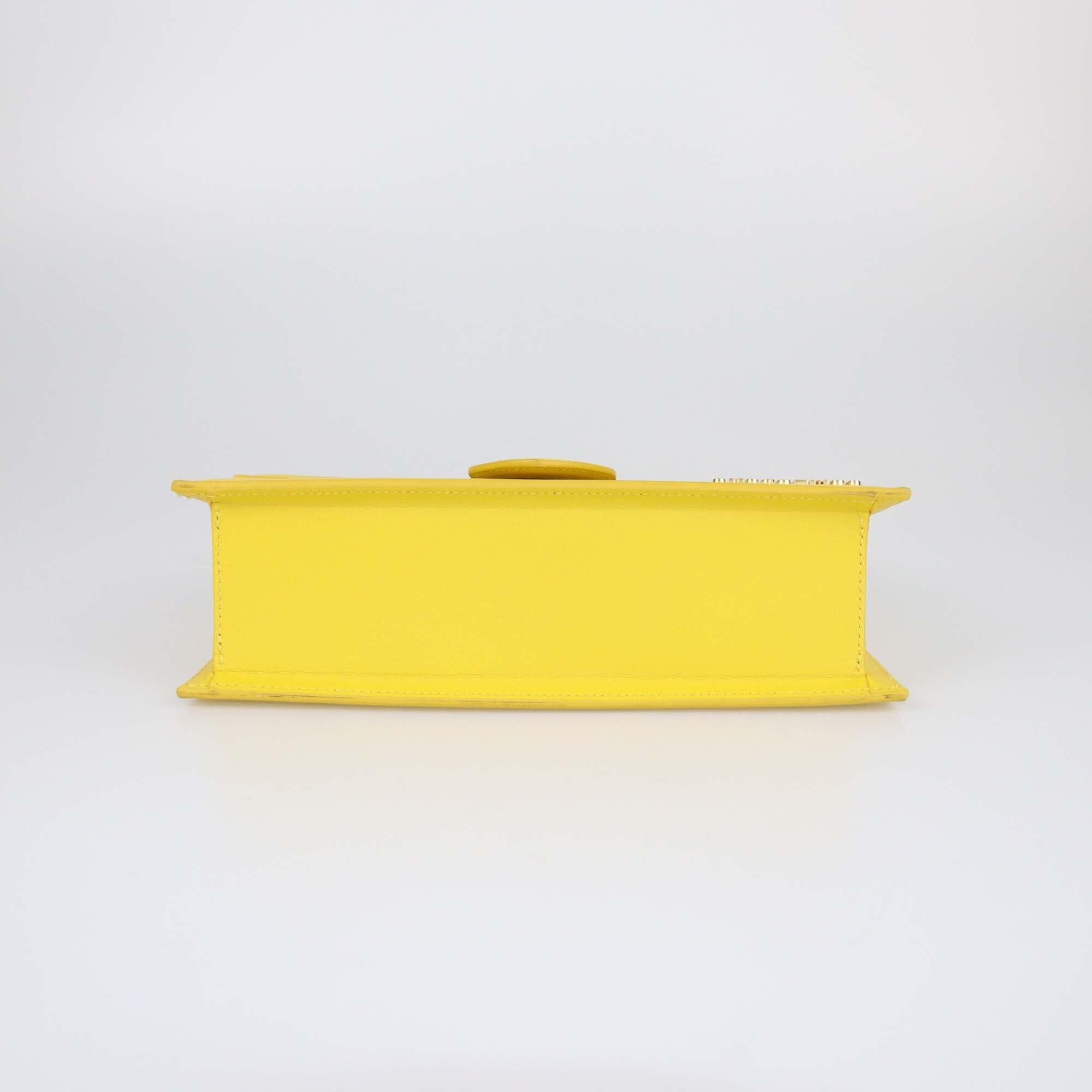 Jacquemus Yellow Le Grand Bambino Top Handle Bag Womens Jacquemus
