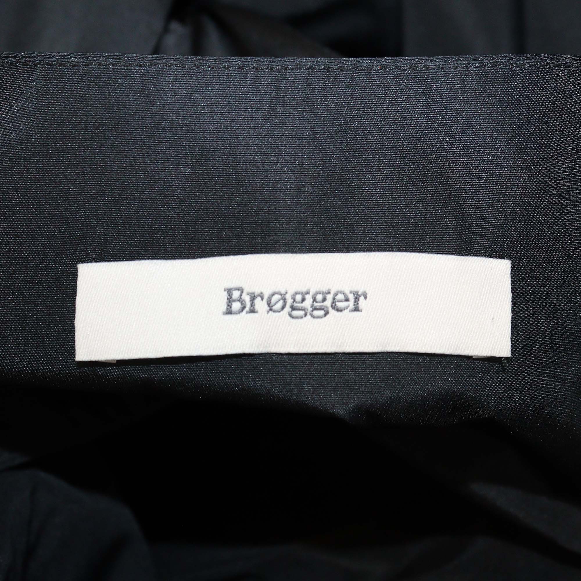 Brogger Black Puff Sleeve Ruffled Hilde Maxi Dress